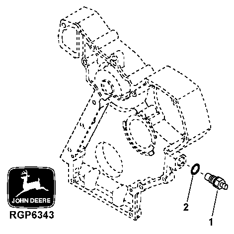 Схема запчастей John Deere 30CLC - 183 - MAGNETIC PICK-UP 0570 ENGINE ELECTRONICS