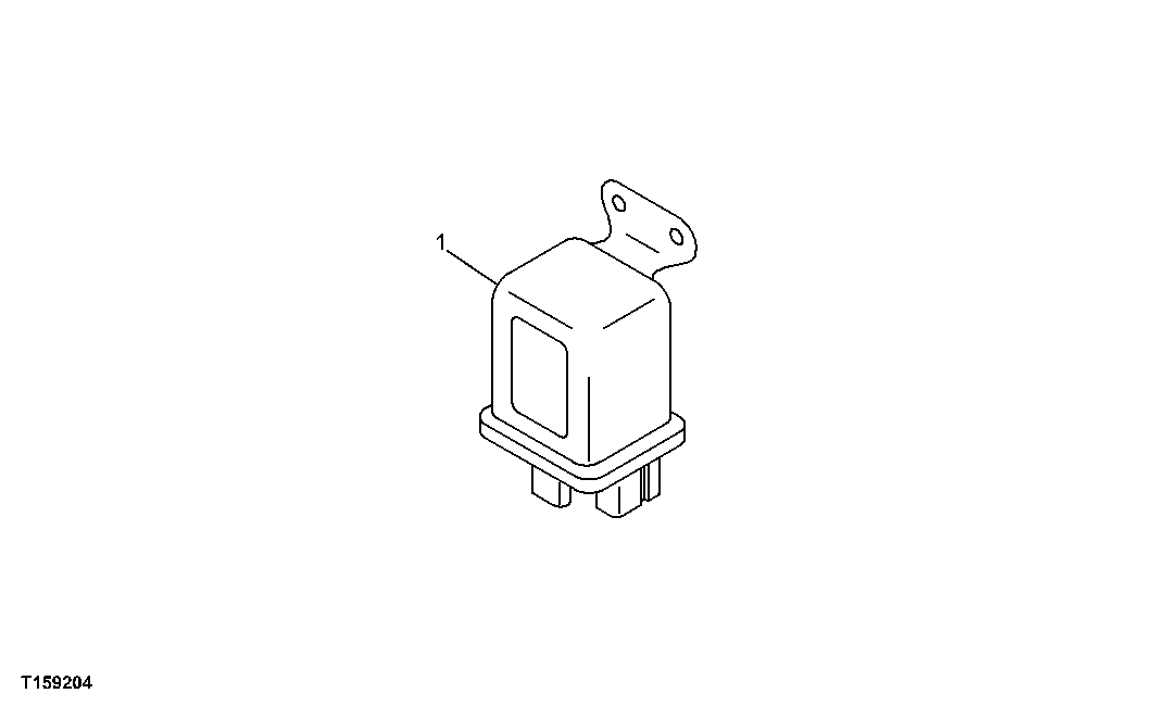 Схема запчастей John Deere 60C LC - 76 - ENGINE IGNITION SWITCH RELAY 1674 WIRING HARNESS AND SWITCHES