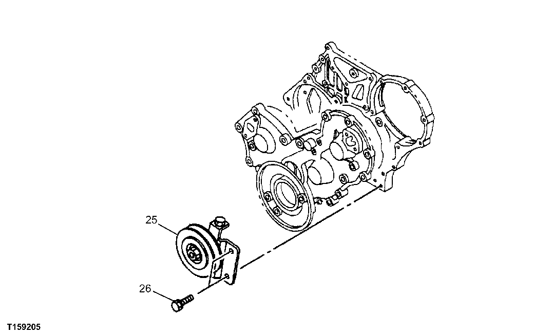 Схема запчастей John Deere 60C LC - 122 - AIR CONDITIONING COMPRESSOR DRIVE BELT TENSIONER 1832 AIR CONDITIONING SYSTEM COMPRESSOR AND DRIVE