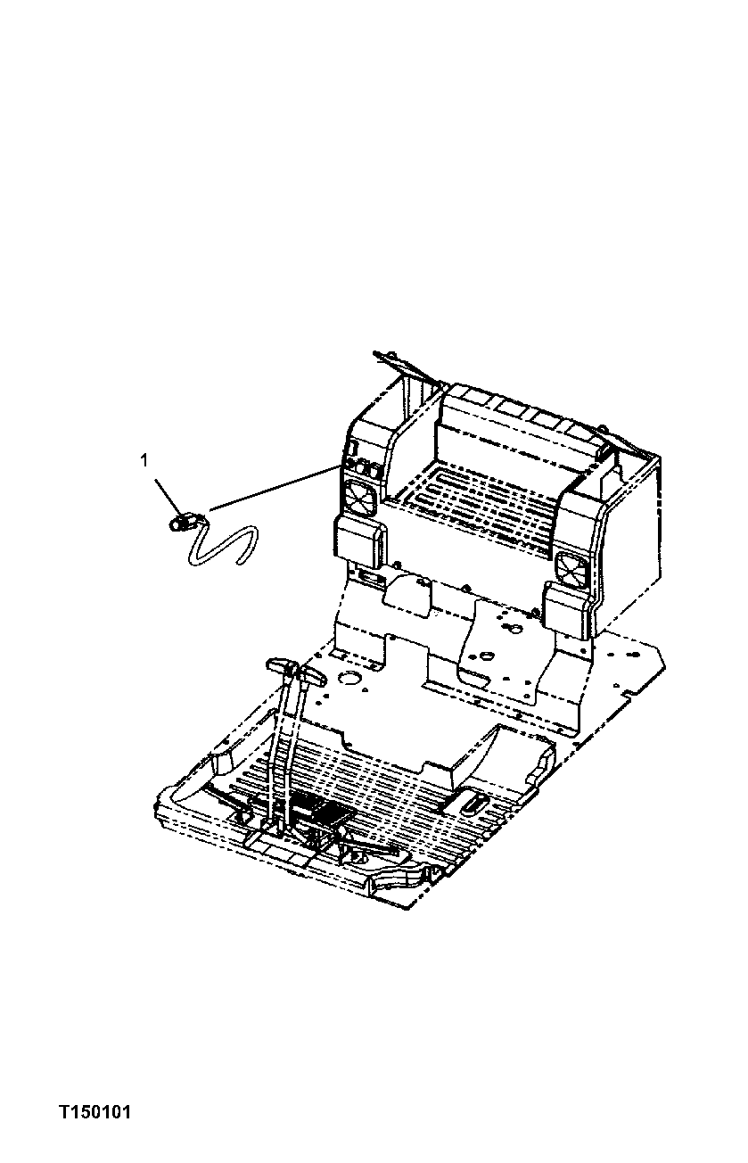 Схема запчастей John Deere 554 - 315 - LIGHTER 1810 OPERATOR ENCLOSURE