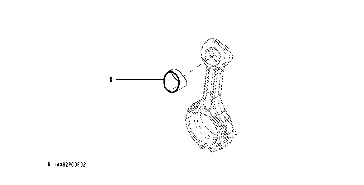 Схема запчастей John Deere 7C ZTS - 147 - 9901 BUSHING (CONNECTING ROD) 0400B 270C LC EXCAVATOR 6068HT055-RE507964 6068HT055