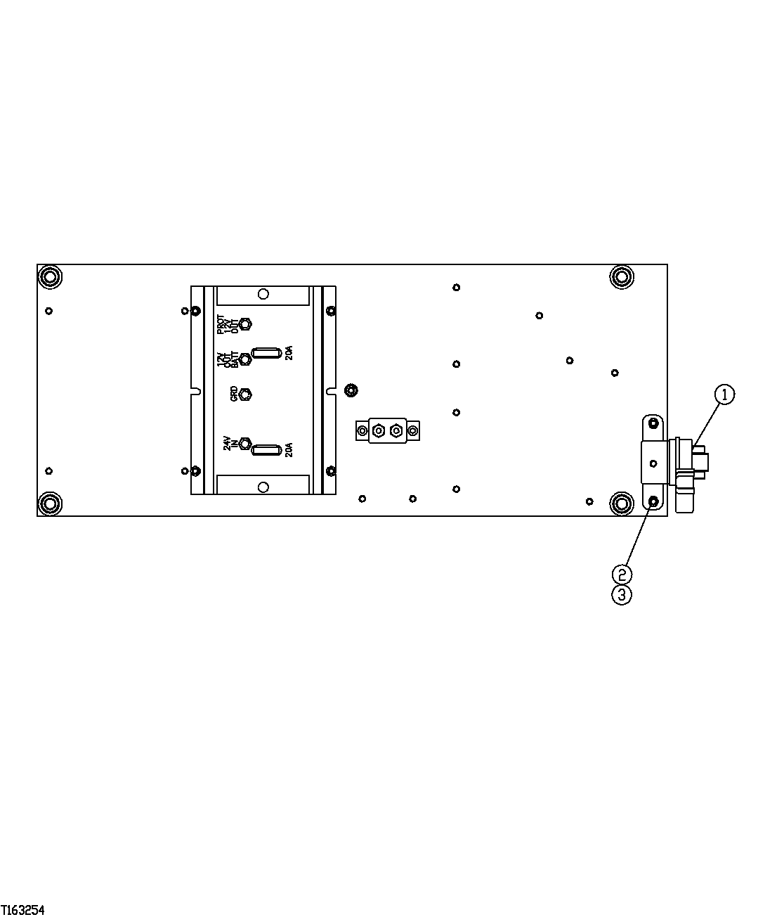 Схема запчастей John Deere 7C ZTS - 280 - STARTER RELAY 1674 WIRING HARNESS & SWITCHES