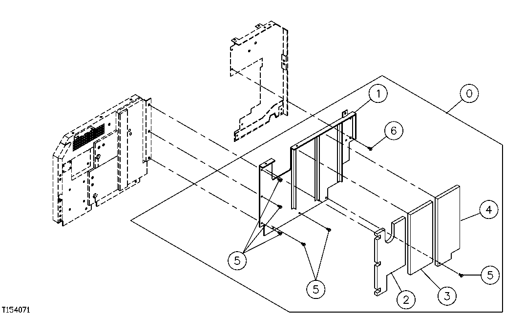 Схема запчастей John Deere 7C ZTS - 457 - ENGINE FRONT FIREWALL PANEL 1910 HOOD, SIDE PANELS, SHIELDS, AND ACCESS DOORS