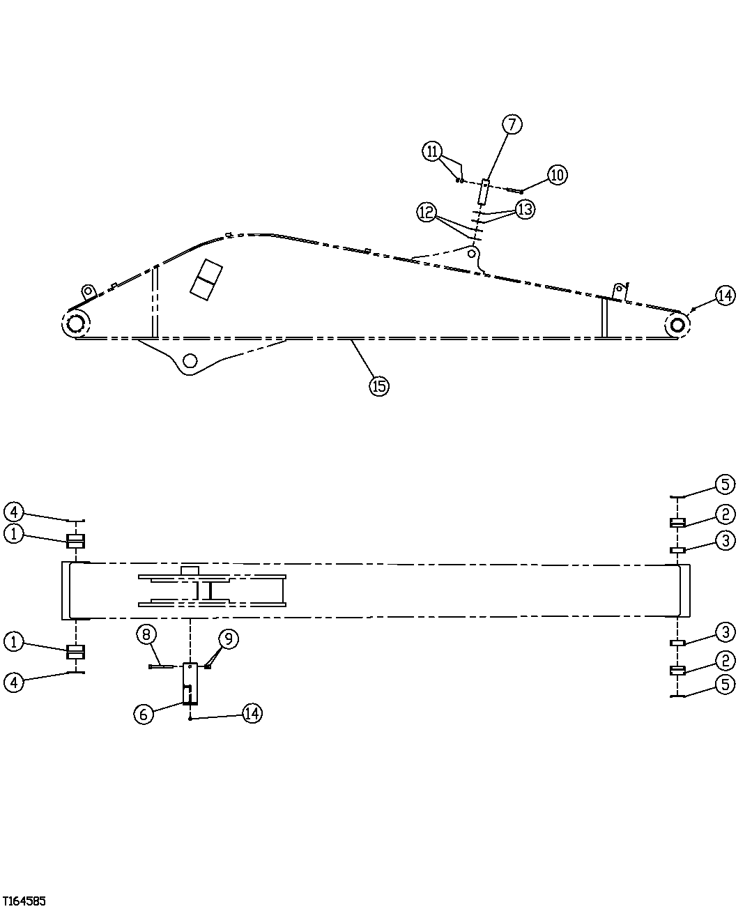 Схема запчастей John Deere 35C RTS - 478 - VALVE IN HEAD ARM ASSEMBLY 3340 ARMS AND ARM ASSEMBLIES