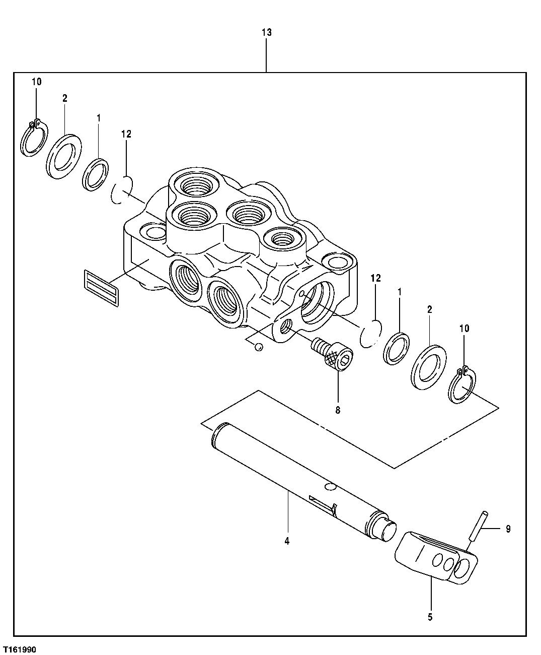 Схема запчастей John Deere 25CLC RTS - 215 - PILOT CONTROL SHUT-OFF VALVE 3362 CONTROL & LOAD HOLDING VALVES