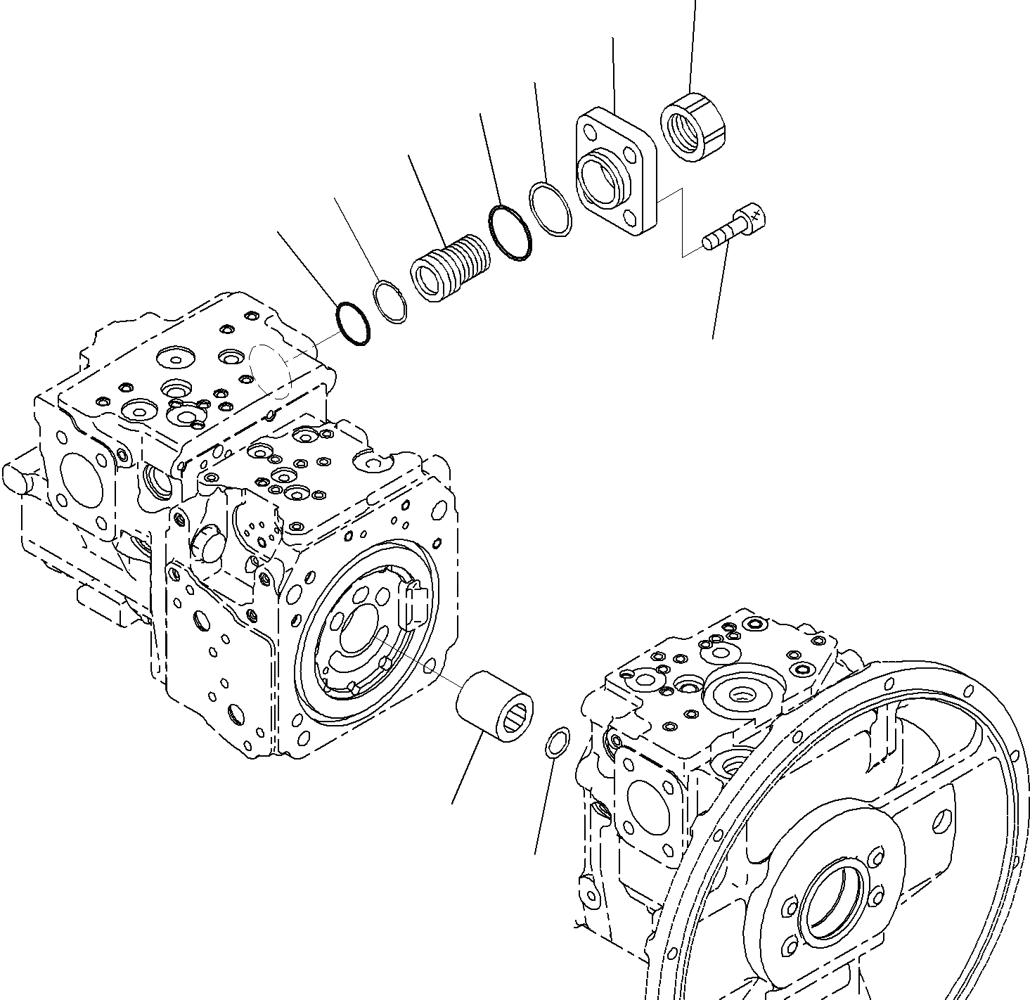 Схема запчастей Komatsu PC290-8K - ОСНОВН. ПОРШЕНЬ НАСОС (9/)(№-) ГИДРАВЛИКА