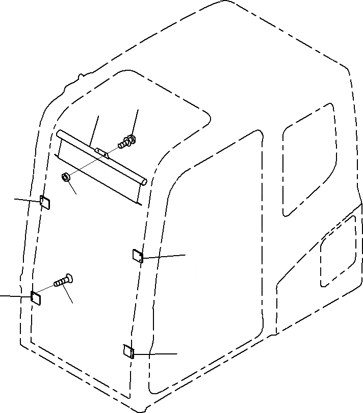 Схема запчастей Komatsu PC290-8K - КОЗЫРЕК ОТ СОЛНЦА.(№-) КАБИНА ОПЕРАТОРА И СИСТЕМА УПРАВЛЕНИЯ