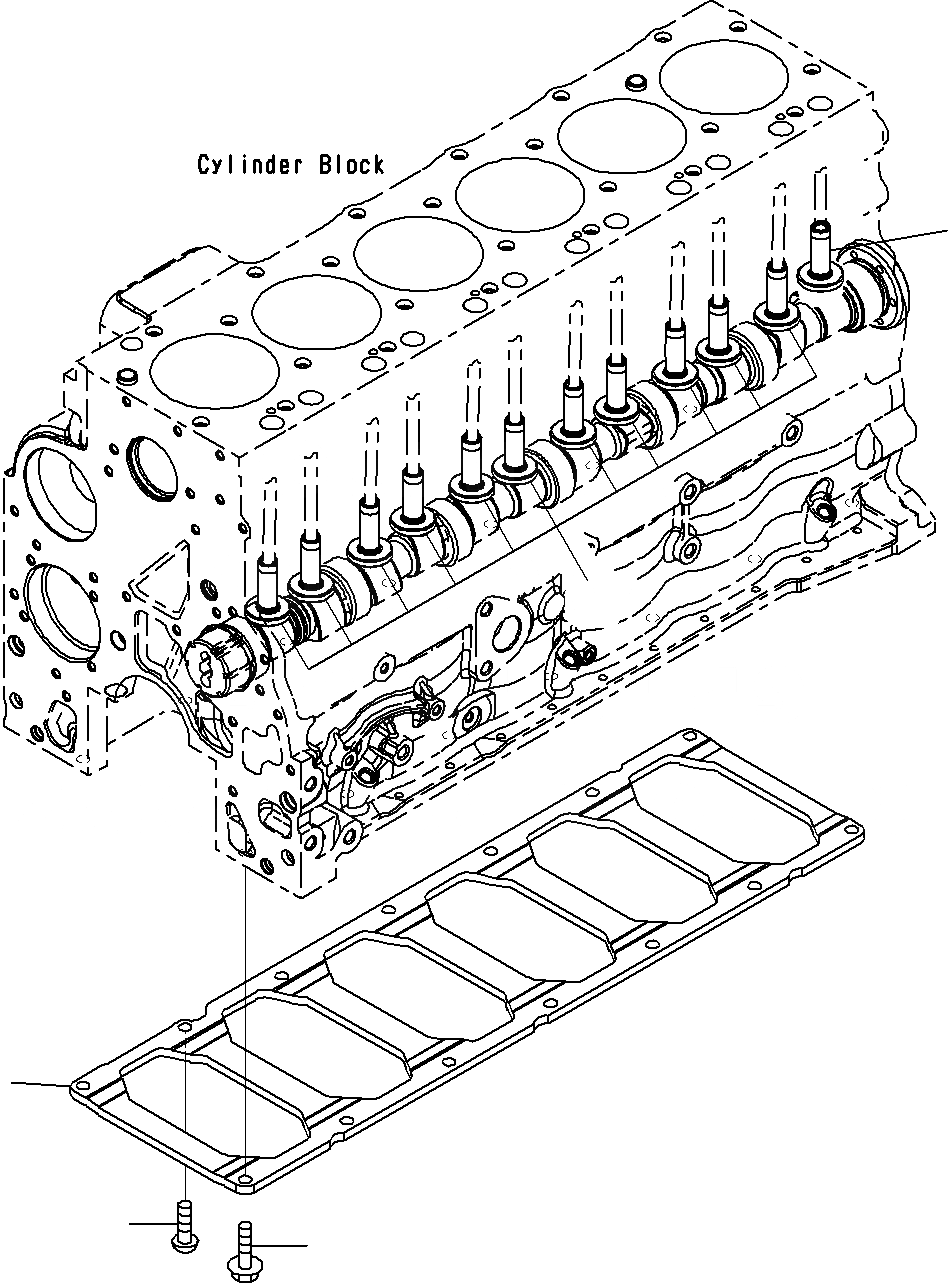 Схема запчастей Komatsu SAA6D107E-1E - ТОЛКАТЕЛЬ (№7-) C ДВИГАТЕЛЬ КЛАПАН MECHANISM