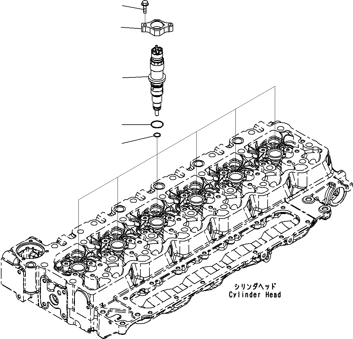 Схема запчастей Komatsu SAA6D107E-1E - ТОПЛИВН. ВПРЫСК (№7-) G ДВИГАТЕЛЬ ТОПЛИВН. СИСТЕМА