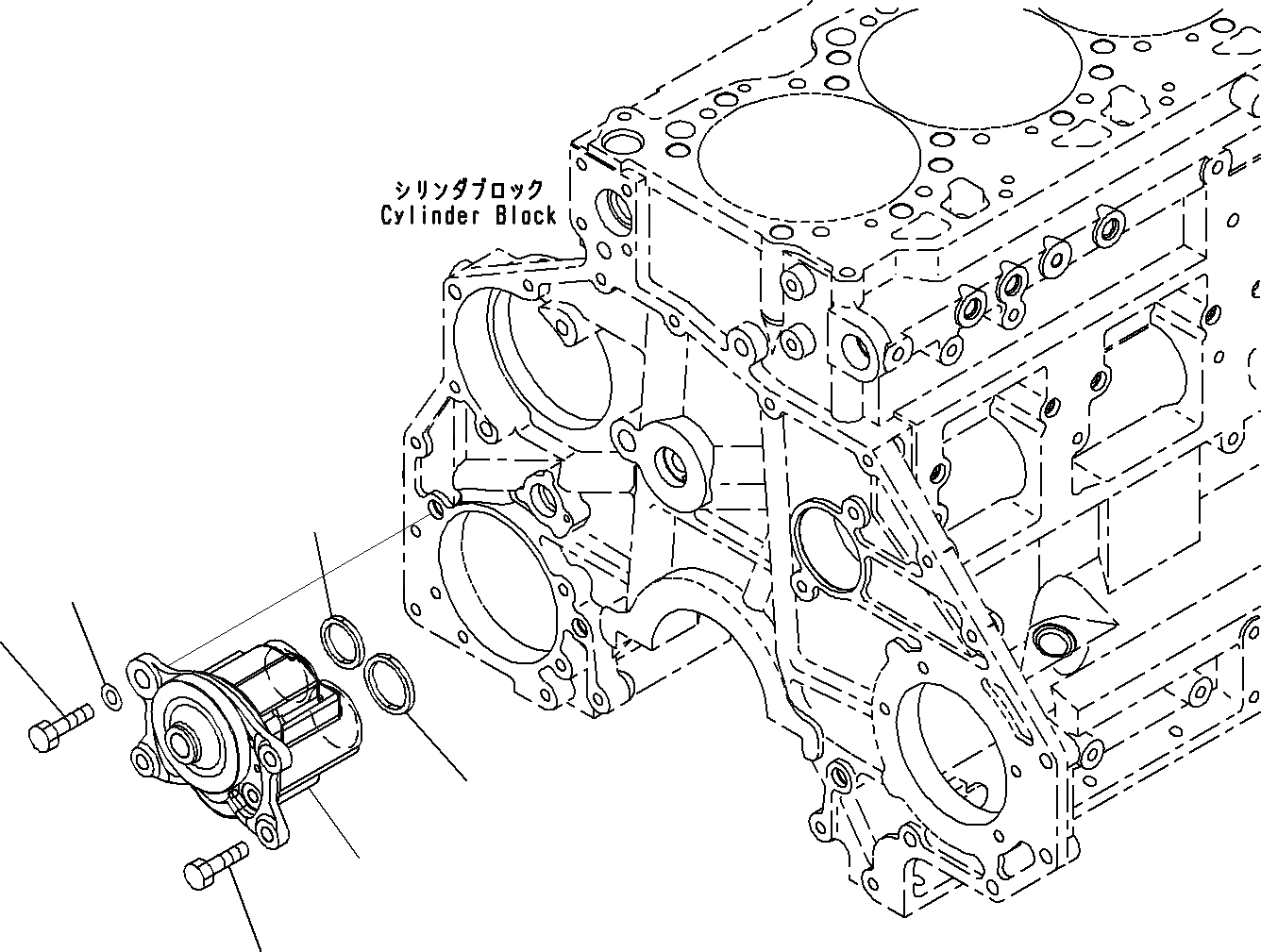 Схема запчастей Komatsu SAA6D125E-5A - ДВИГАТЕЛЬ МАСЛ. НАСОС ДВИГАТЕЛЬ СИСТЕМА СМАЗКИ СИСТЕМА