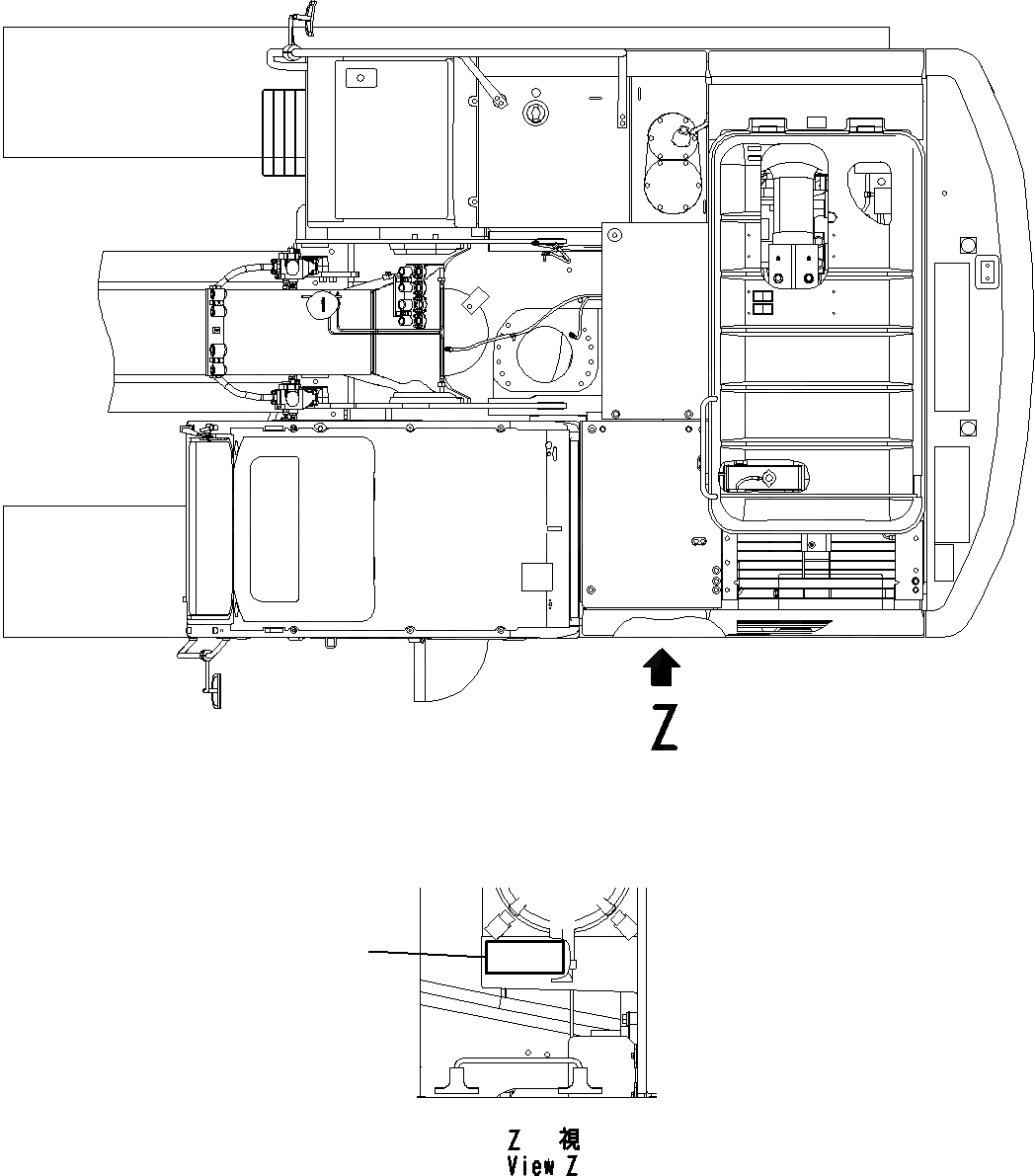 Схема запчастей Komatsu PC220LC-8 - SERVICE INSTRUCTION, ВОЗДУХООЧИСТИТЕЛЬ МАРКИРОВКА