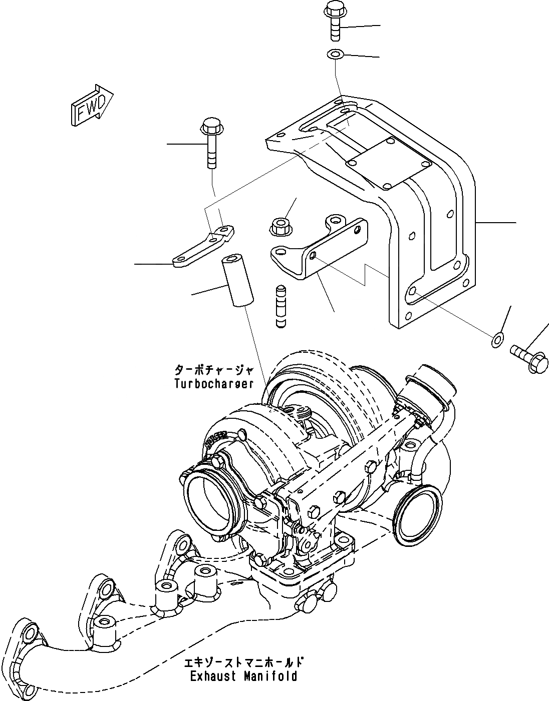 Схема запчастей Komatsu SAA6D107E-1C - ТЕРМОЗАЩИТА() ДВИГАТЕЛЬ ГОЛОВКА ЦИЛИНДРОВ И ITS КОМПОНЕНТЫ