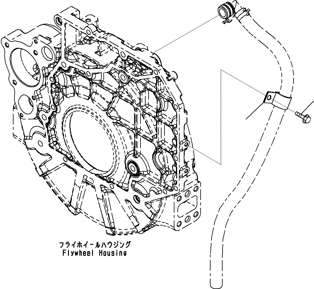 Схема запчастей Komatsu SAA6D107E-1C - САПУН() ДВИГАТЕЛЬ БЛОК ЦИЛИНДРОВ И ITS КОМПОНЕНТЫ