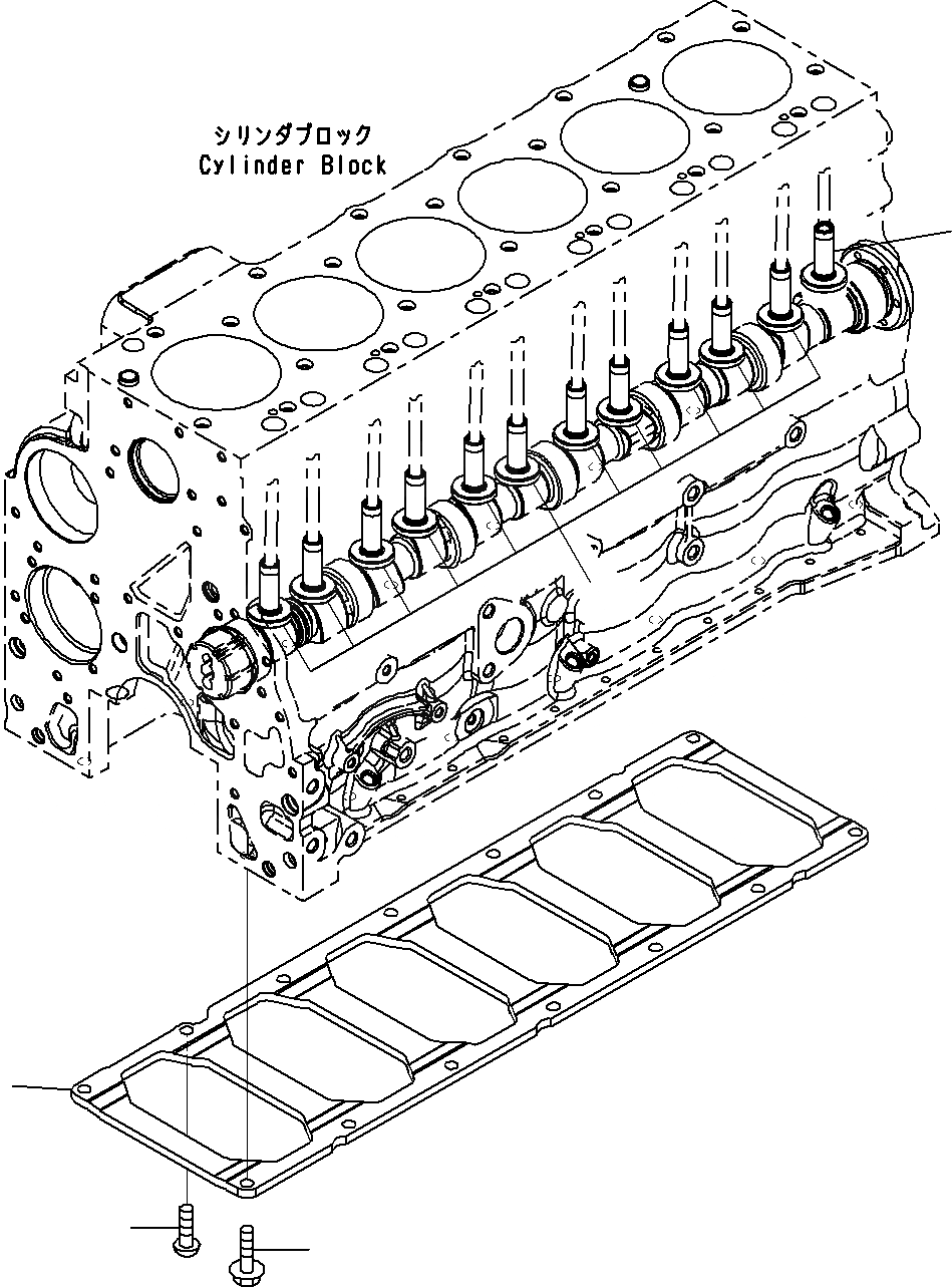 Схема запчастей Komatsu SAA6D107E-1C - ТОЛКАТЕЛЬ ДВИГАТЕЛЬ КЛАПАН MECHANISM