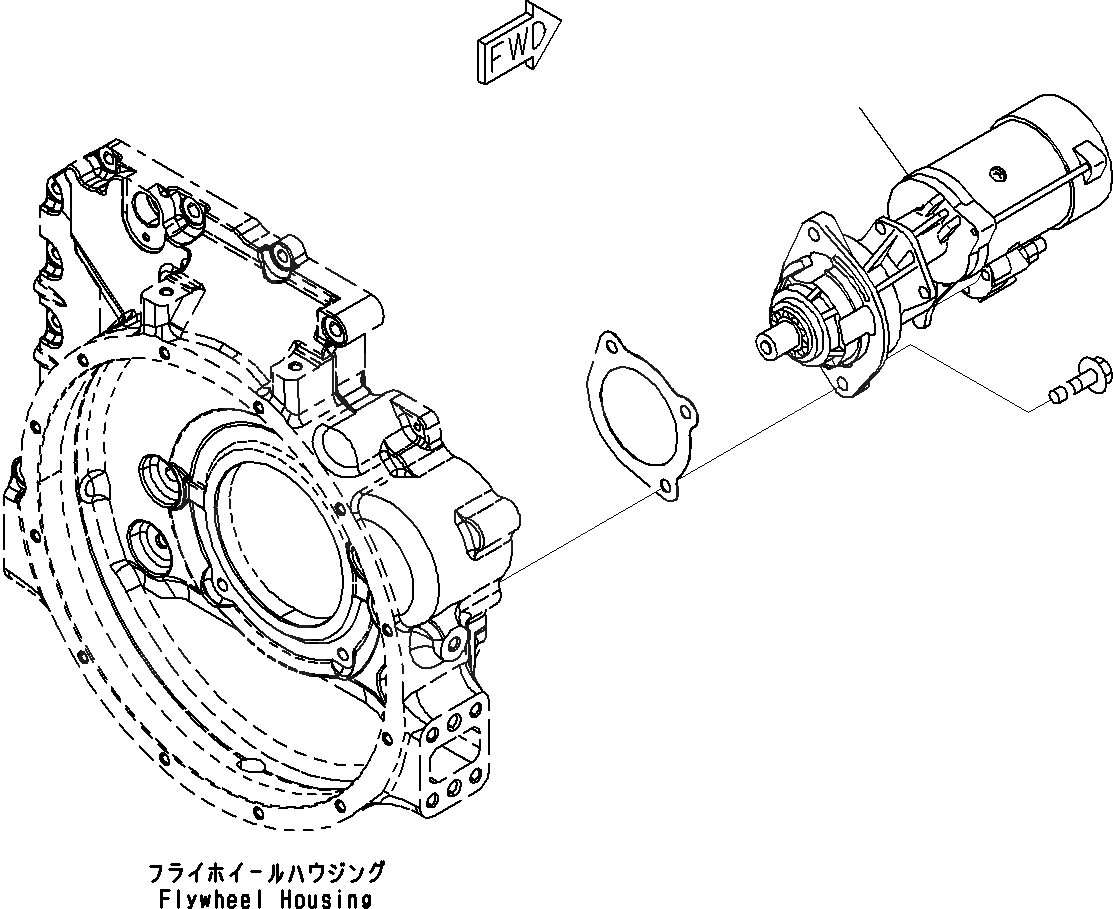 Схема запчастей Komatsu SAA6D107E-1C - СТАРТЕР (/)() ДВИГАТЕЛЬ ЭЛЕКТРИКА