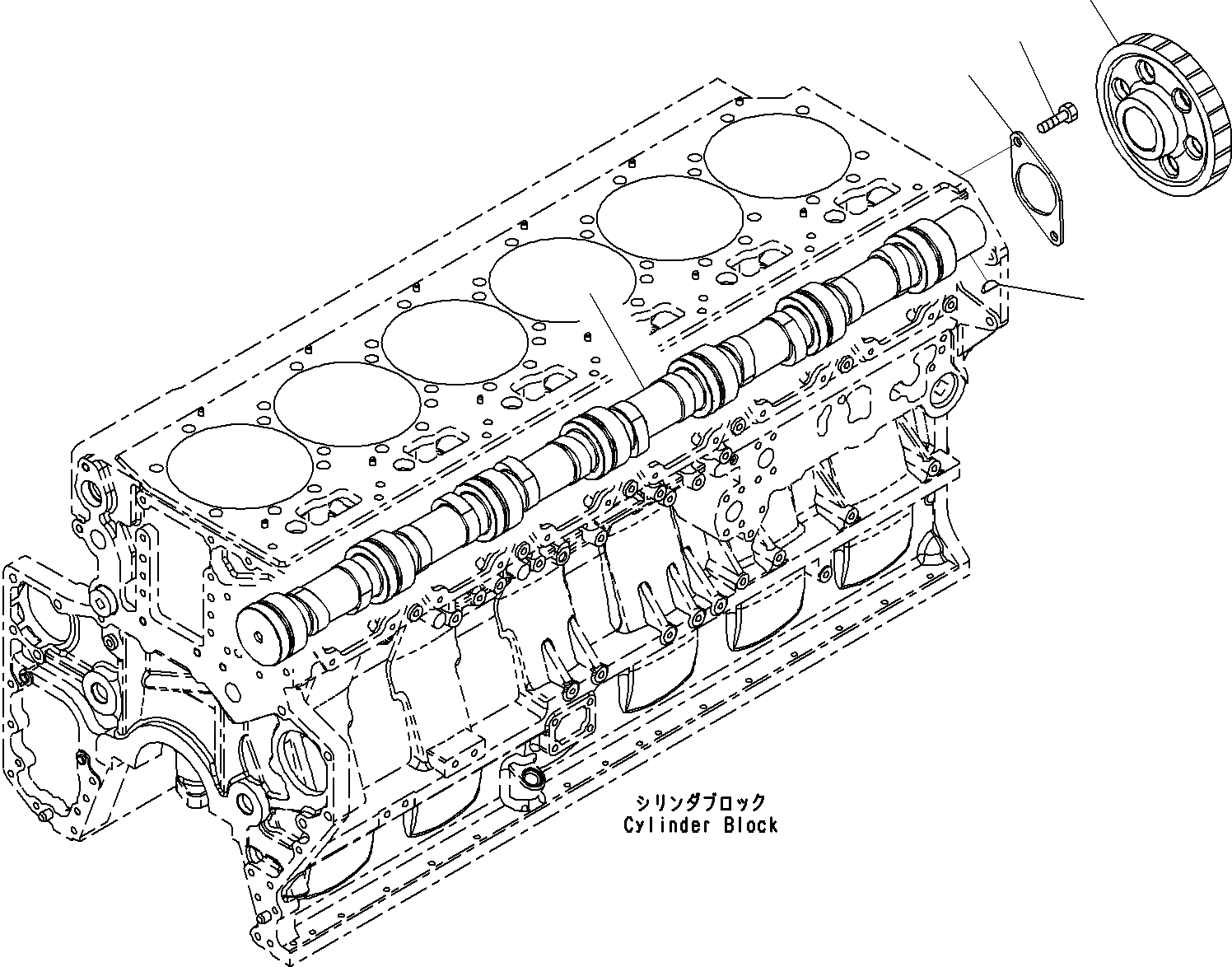 Схема запчастей Komatsu SAA6D170E-5A - РАСПРЕДВАЛ (/) ДВИГАТЕЛЬ КЛАПАН MECHANISM