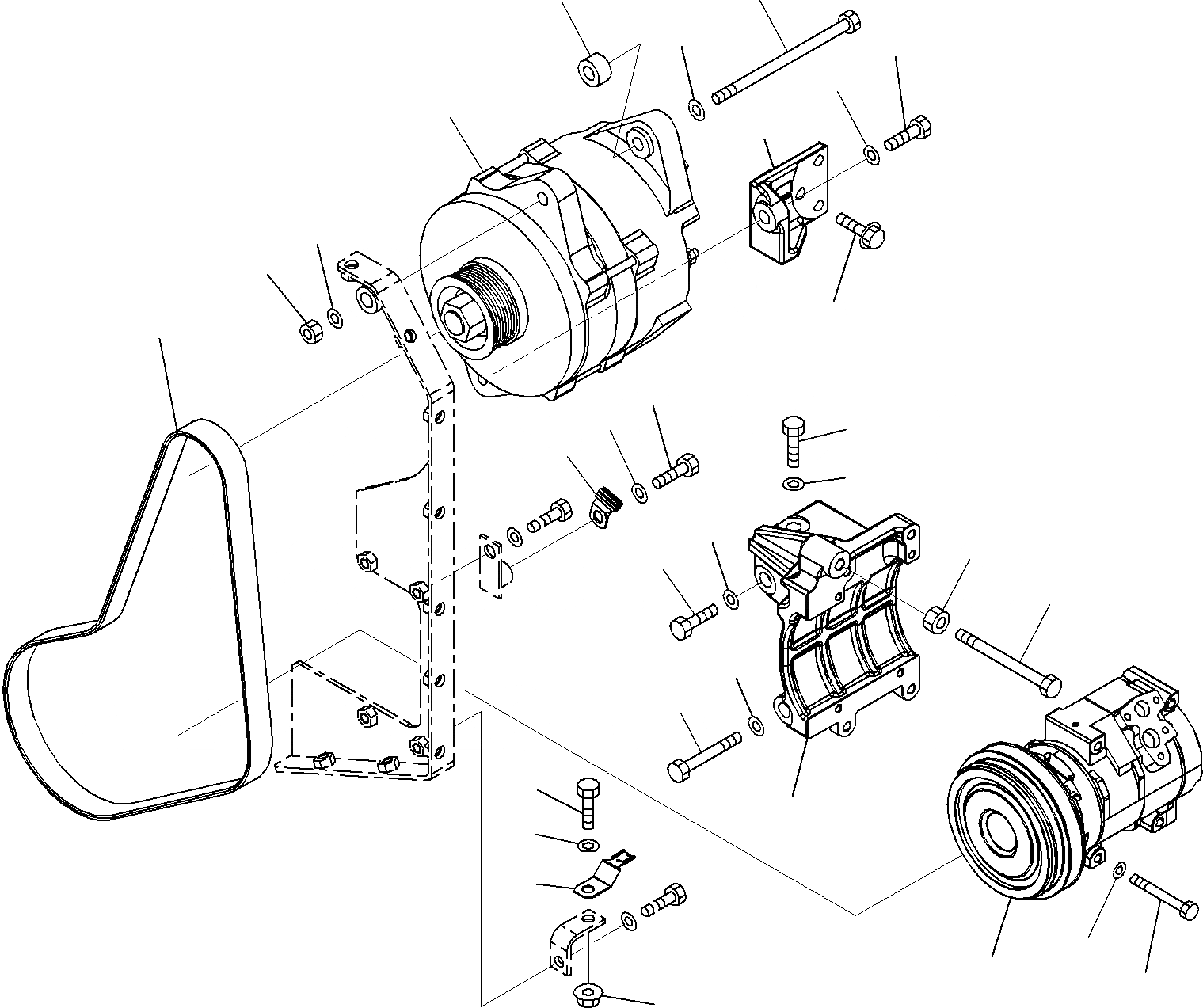 Схема запчастей Komatsu SAA6D170E-5A - ГЕНЕРАТОР (/) ДВИГАТЕЛЬ ЭЛЕКТРИКА