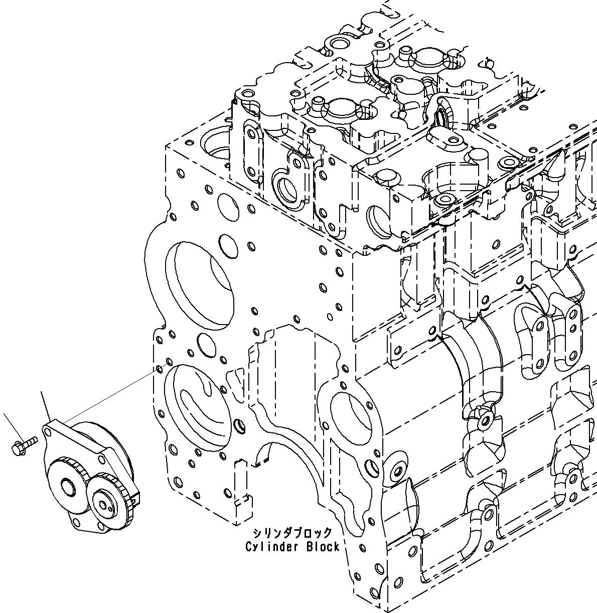 Схема запчастей Komatsu SAA6D114E-3A - ДВИГАТЕЛЬ МАСЛ. НАСОС ДВИГАТЕЛЬ СИСТЕМА СМАЗКИ СИСТЕМА