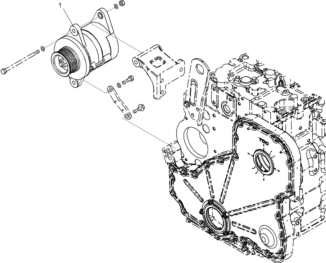 Схема запчастей Komatsu SAA6D114E-3A - ГЕНЕРАТОР (/) ДВИГАТЕЛЬ ЭЛЕКТРИКА