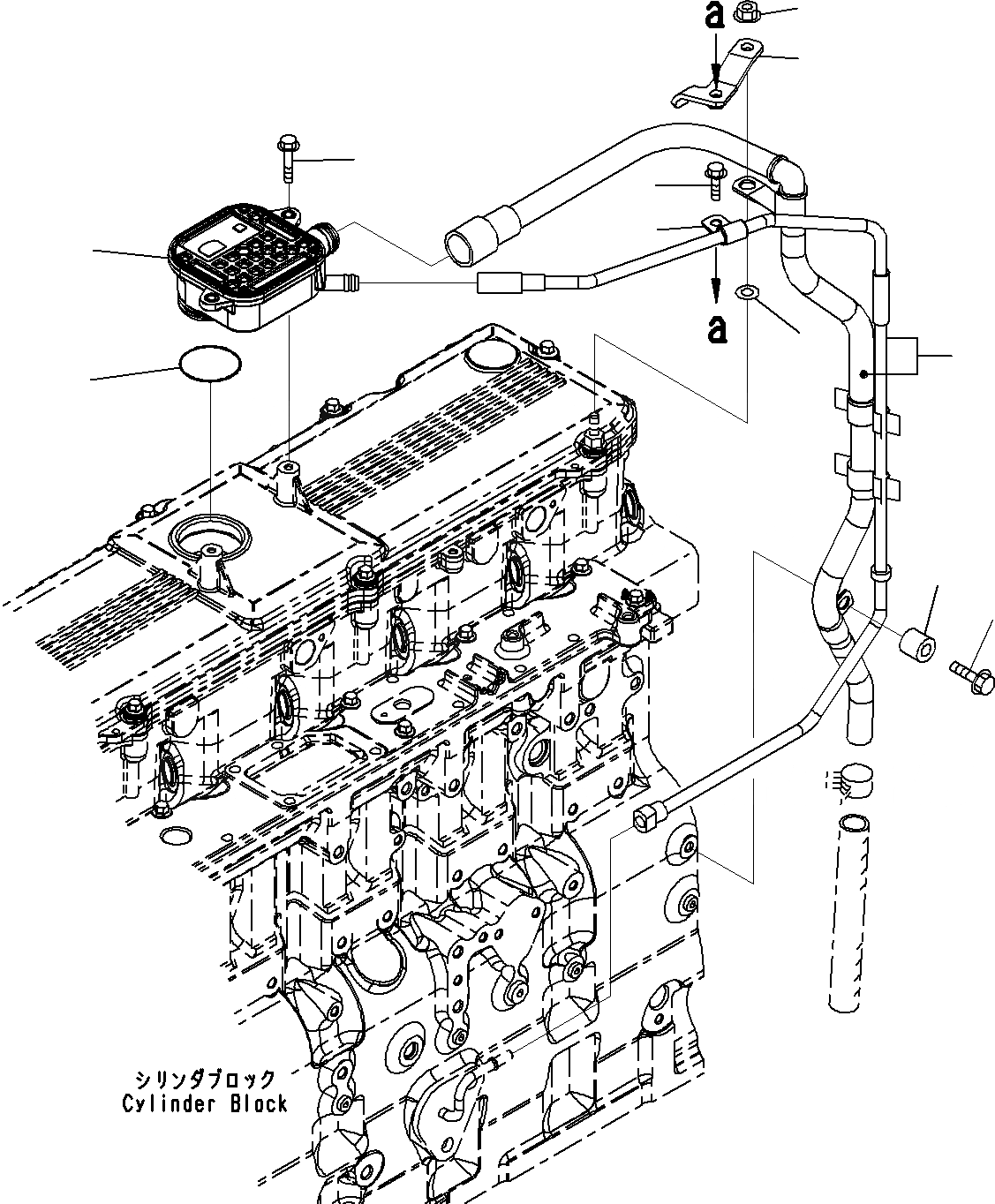 Схема запчастей Komatsu SAA6D114E-3B - САПУН(№8-) ДВИГАТЕЛЬ БЛОК ЦИЛИНДРОВ И ITS КОМПОНЕНТЫ