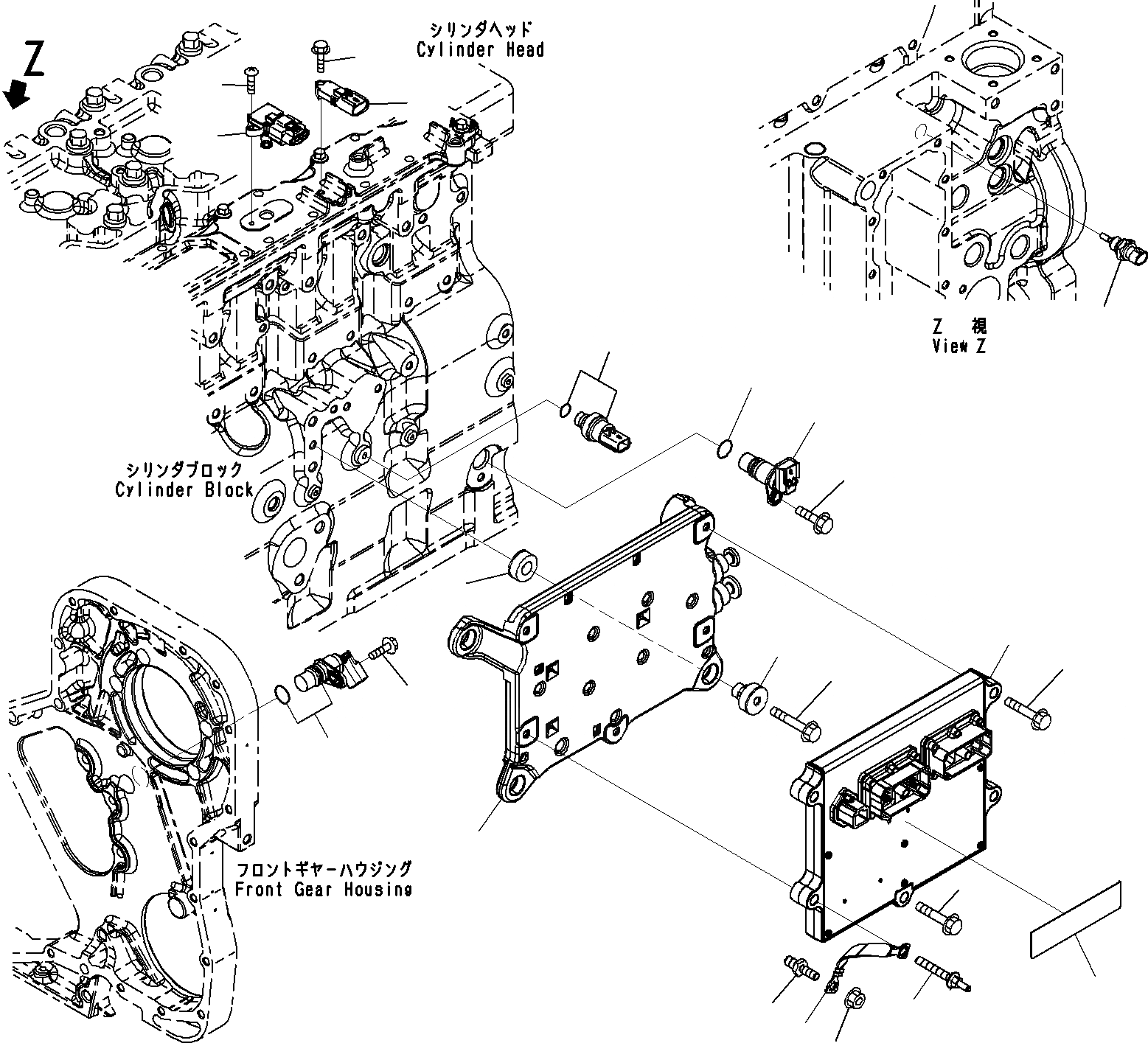 Схема запчастей Komatsu SAA6D114E-3B - ТОПЛИВН. ВПРЫСК КОНТРОЛЛЕР(№8-) ДВИГАТЕЛЬ ТОПЛИВН. СИСТЕМА