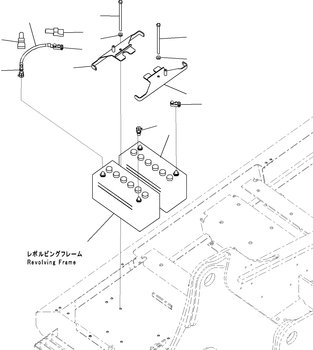 Схема запчастей Komatsu PC240-8K - АККУМУЛЯТОР(№-) ЭЛЕКТРИКА