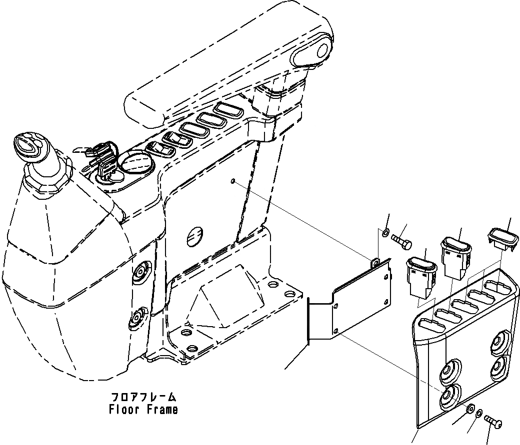 Схема запчастей Komatsu PC240-8K - КАБИНА (/)(№-) КАБИНА ОПЕРАТОРА И СИСТЕМА УПРАВЛЕНИЯ