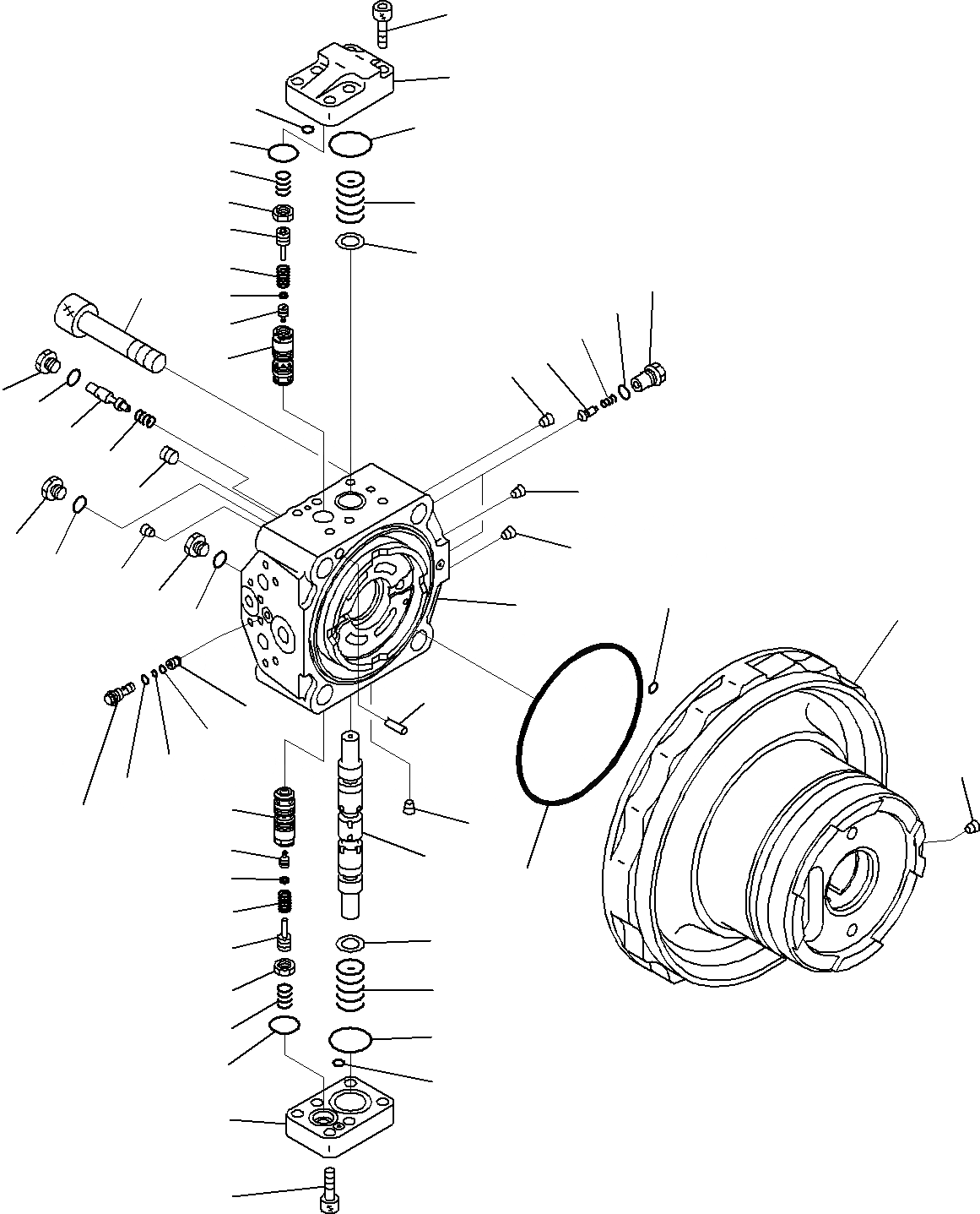 Схема запчастей Komatsu PC240-8K - МОТОР ХОДА И КОНЕЧНАЯ ПЕРЕДАЧА (/)(№-) ХОД СИСТЕМА И ITS КОМПОНЕНТЫ