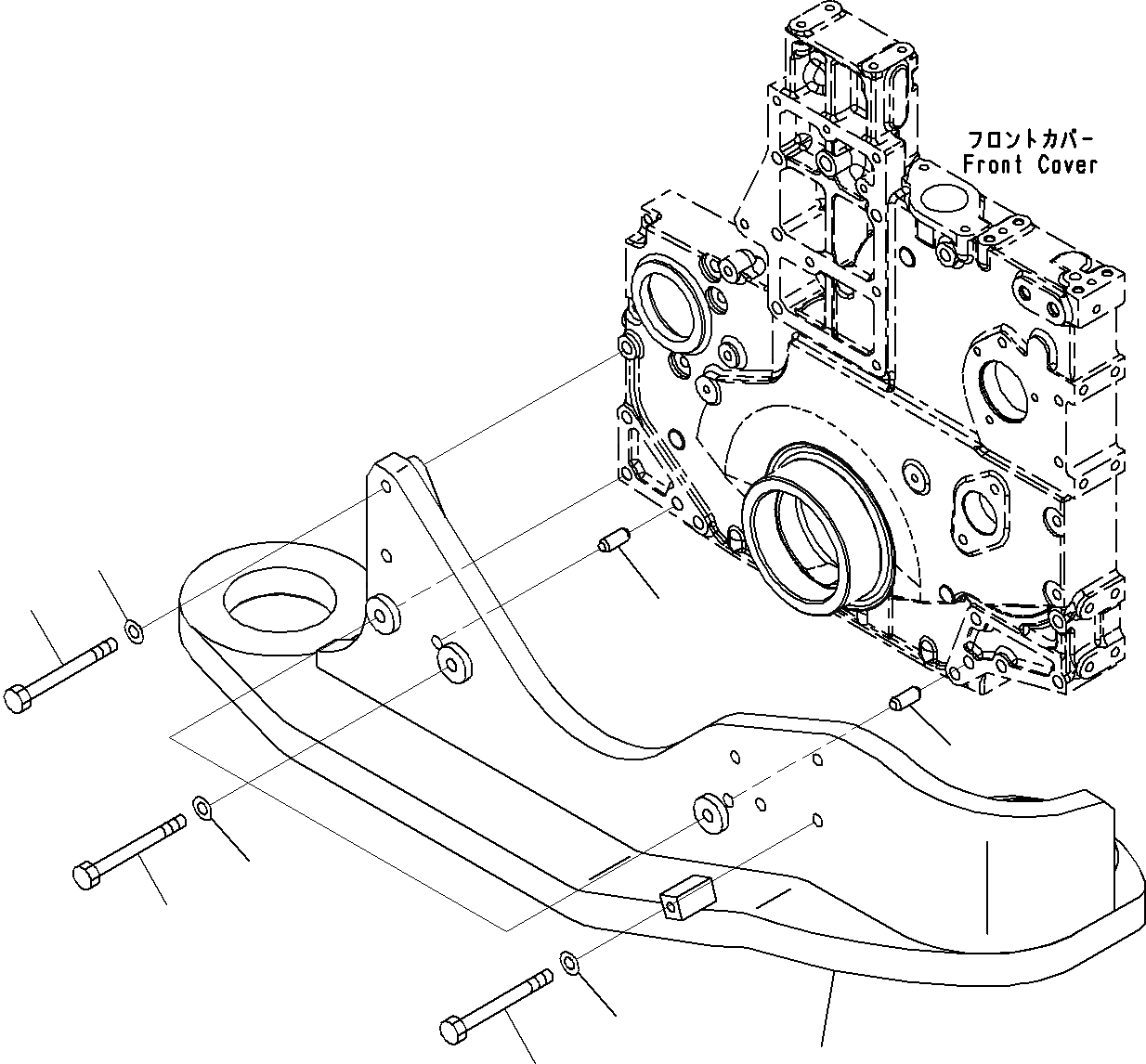 Схема запчастей Komatsu SAA6D140E-5B - КРЕПЛЕНИЕ ДВИГАТЕЛЯS(№9-) ДВИГАТЕЛЬ АКСЕССУАРЫ И ДР.