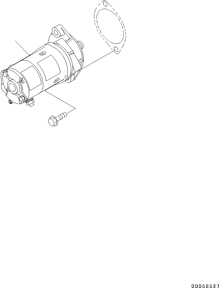 Схема запчастей Komatsu SAA4D95LE-5 - СТАРТЕР, .KW(№79-) СТАРТЕР, .KW