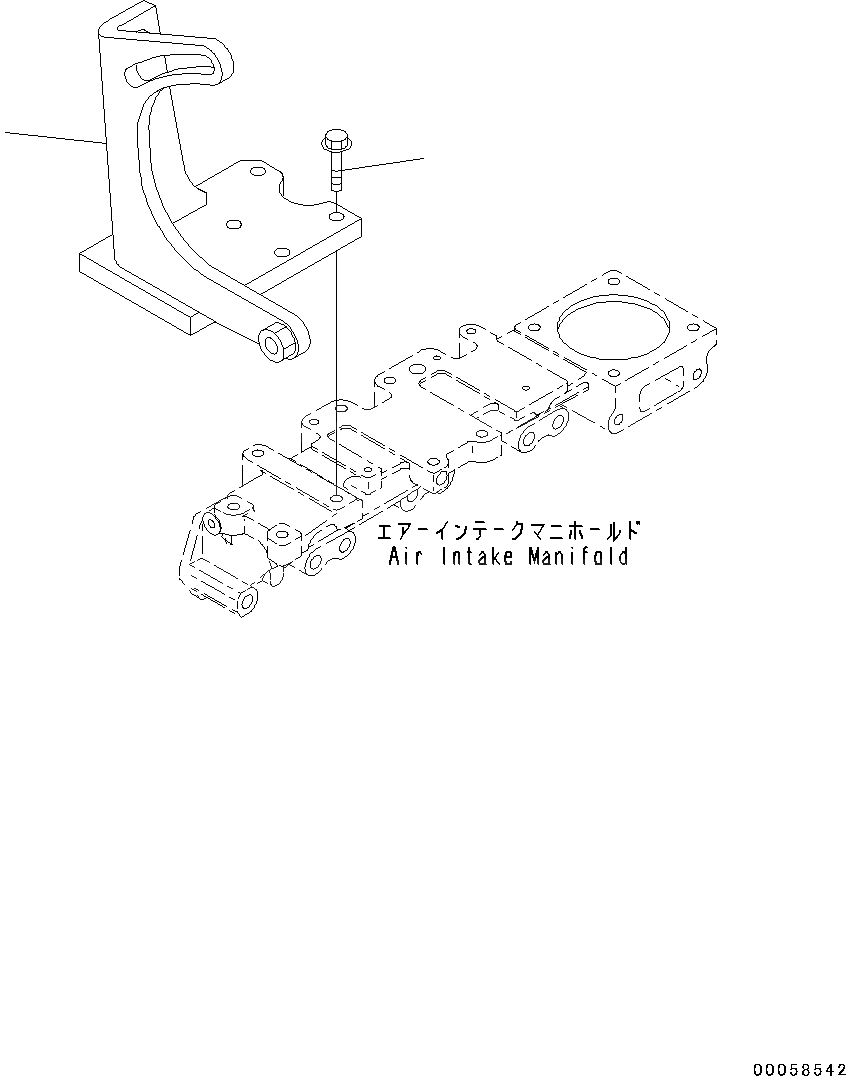 Схема запчастей Komatsu SAA4D95LE-5 - КОМПРЕССОР(№79-) КОМПРЕССОР