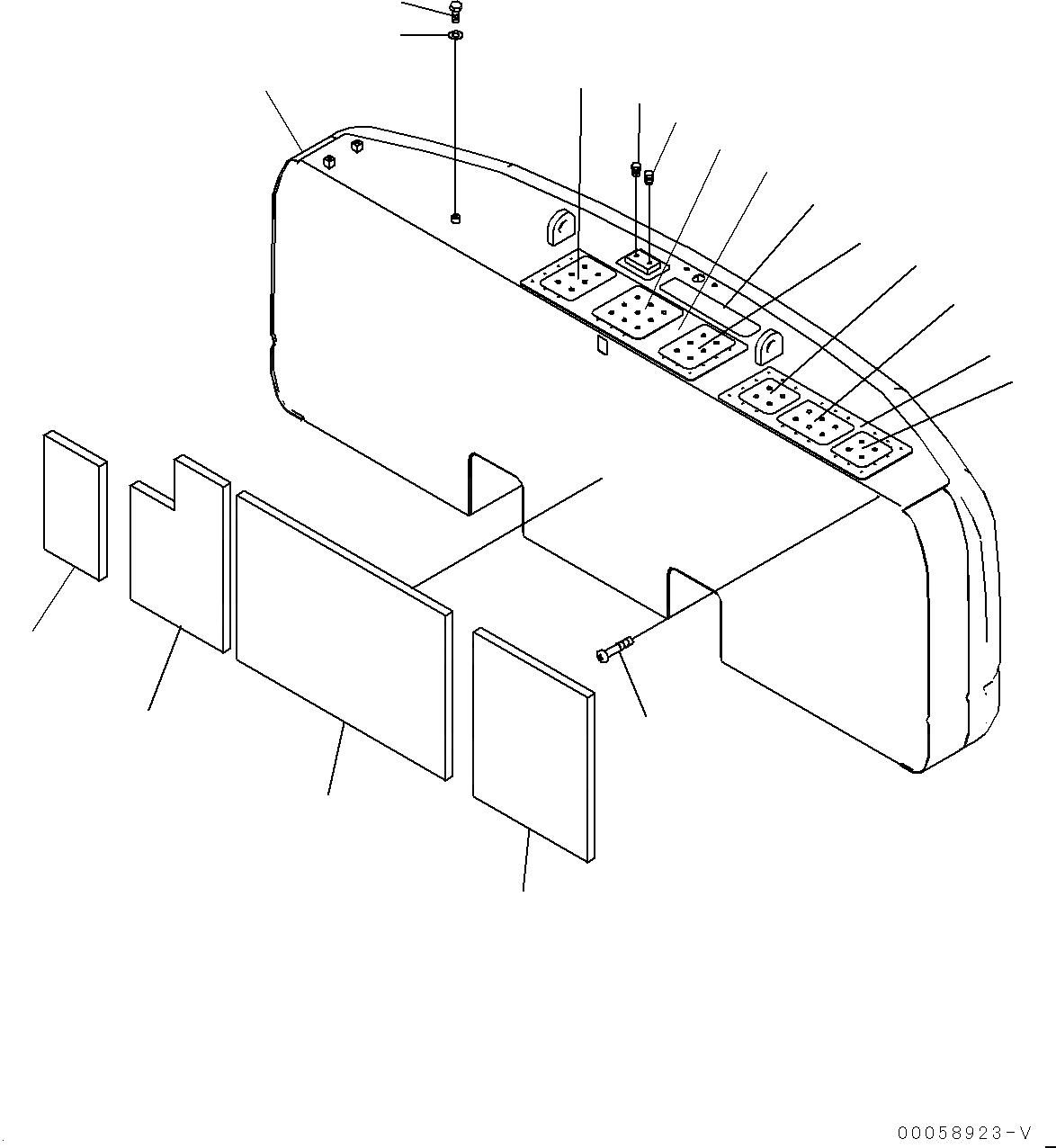 Схема запчастей Komatsu PC350-8 - ПРОТИВОВЕС (№-) ПРОТИВОВЕС, 7KG