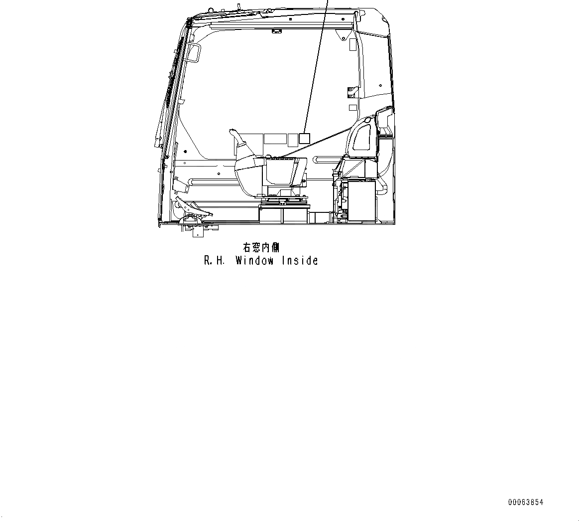 Схема запчастей Komatsu PC350-8 - ПРЕДУПРЕЖДАЮЩ. МАРКИРОВКАS, BACKWARD (№-) ПРЕДУПРЕЖДАЮЩ. МАРКИРОВКАS, BACKWARD, АНГЛ., TEXT ТИП, ЗАДН.VIEW CAMERA