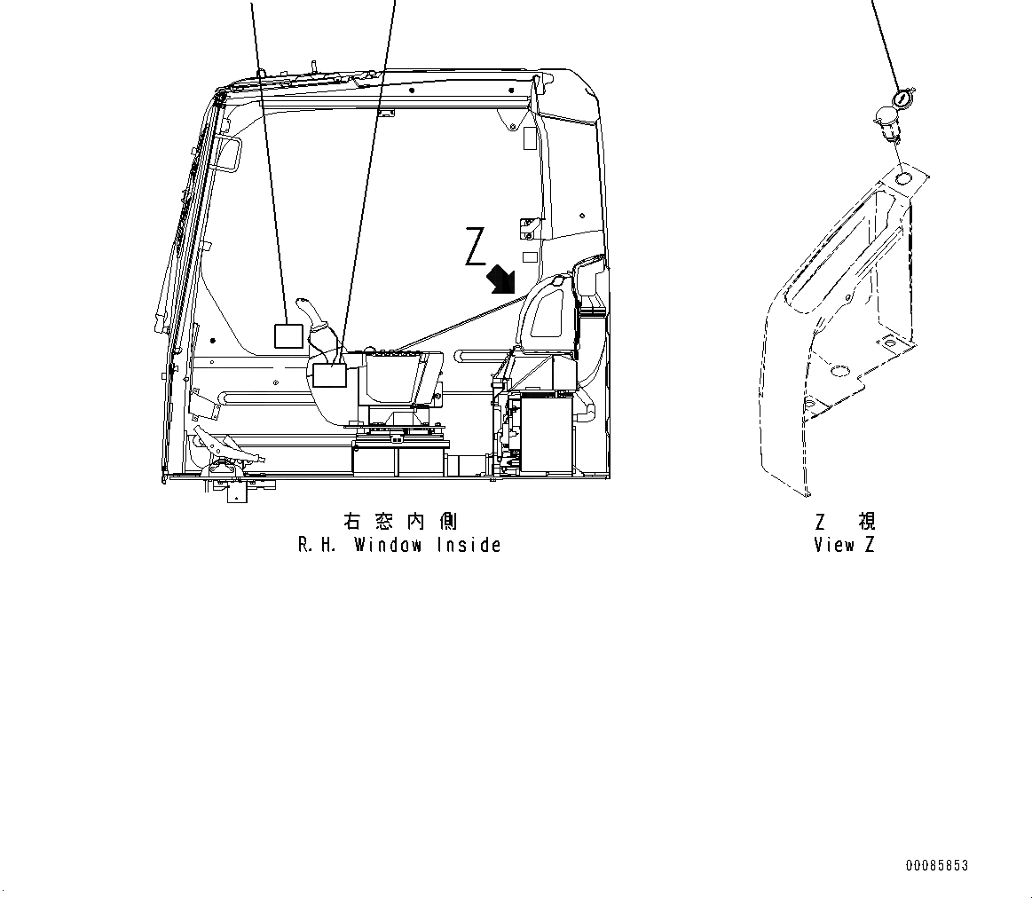 Схема запчастей Komatsu PC350-8 - ПРЕДУПРЕЖДАЮЩ. МАРКИРОВКАS (№-) ПРЕДУПРЕЖДАЮЩ. МАРКИРОВКАS, POWER ПОДАЮЩ., VOLT, ГИДРОМОЛОТ КОМПЛЕКТ