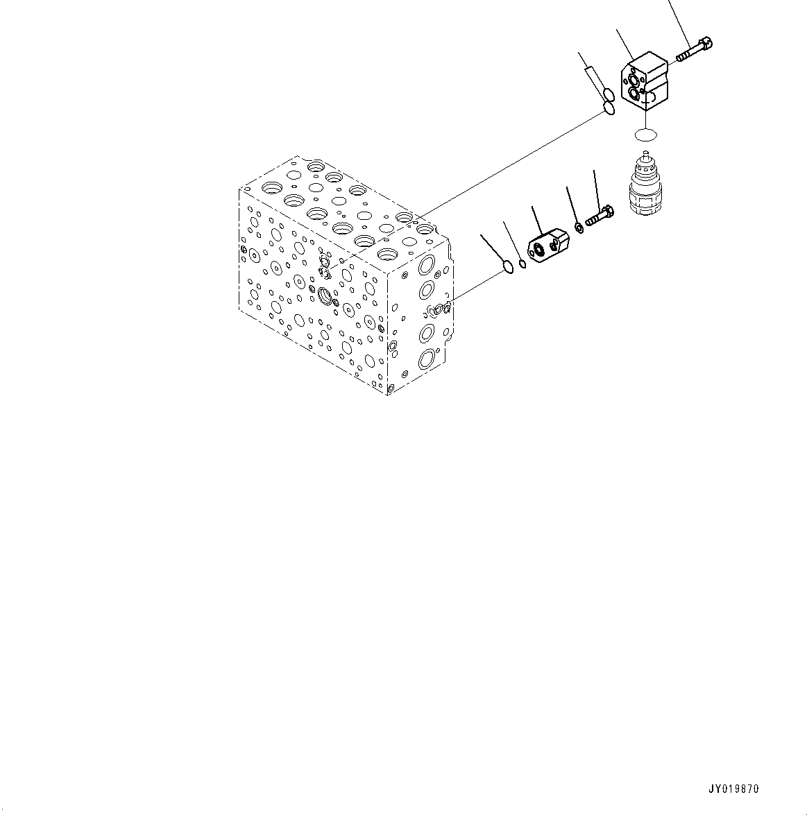 Схема запчастей Komatsu PC300-8 - УПРАВЛЯЮЩ. КЛАПАН, 7-СЕКЦИОНН. (/) (№-) УПРАВЛЯЮЩ. КЛАПАН, БЕЗ ДОПОЛН. АКТУАТОР ТРУБЫ, АККУМУЛЯТОР