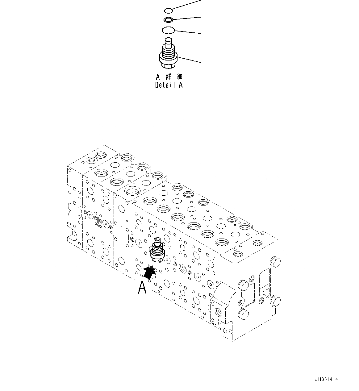 Схема запчастей Komatsu PC300-8 - УПРАВЛЯЮЩ. КЛАПАН, 9-СЕКЦИОНН. (7/) (№-) УПРАВЛЯЮЩ. КЛАПАН, -ДОПОЛН. АКТУАТОР ТРУБЫ, АККУМУЛЯТОР