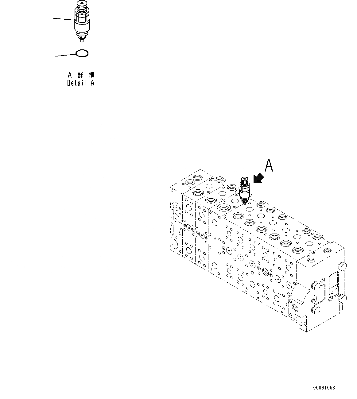 Схема запчастей Komatsu PC300-8 - УПРАВЛЯЮЩ. КЛАПАН, 9-СЕКЦИОНН. (/) (№-) УПРАВЛЯЮЩ. КЛАПАН, -ДОПОЛН. АКТУАТОР ТРУБЫ, АККУМУЛЯТОР