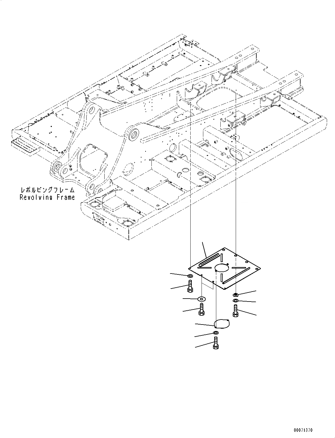 Схема запчастей Komatsu PC300-8 - НИЖН. КРЫШКА, (/) (№77-) НИЖН. КРЫШКА, WEBASTO ОБОГРЕВАТЕЛЬ.