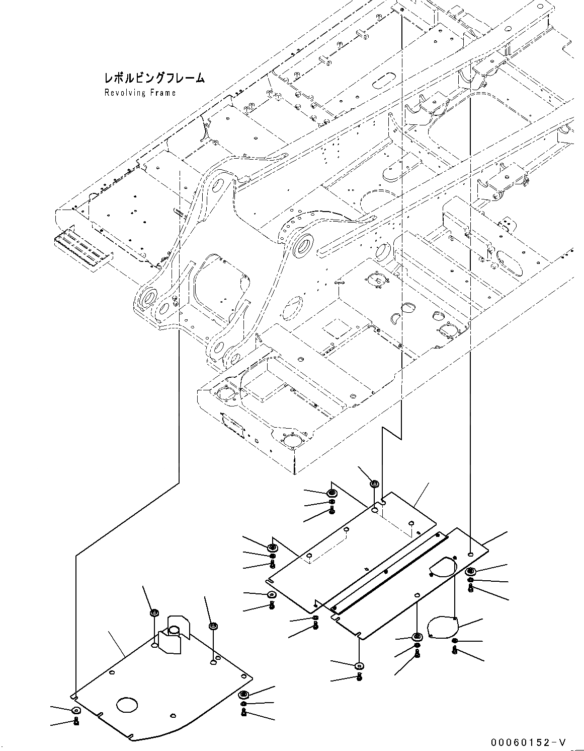 Схема запчастей Komatsu PC300-8 - НИЖН. КРЫШКА, (/) (№-) НИЖН. КРЫШКА, УСИЛ. ТИП, ДЛЯ EXTRA BAD ТОПЛИВН. И ПЛОХ. ТОПЛИВО СПЕЦ-ЯIFICATION, ВОДН.+DUST, ДОПОЛН. ФИЛЬТР., PROVISION ДЛЯ REFUE