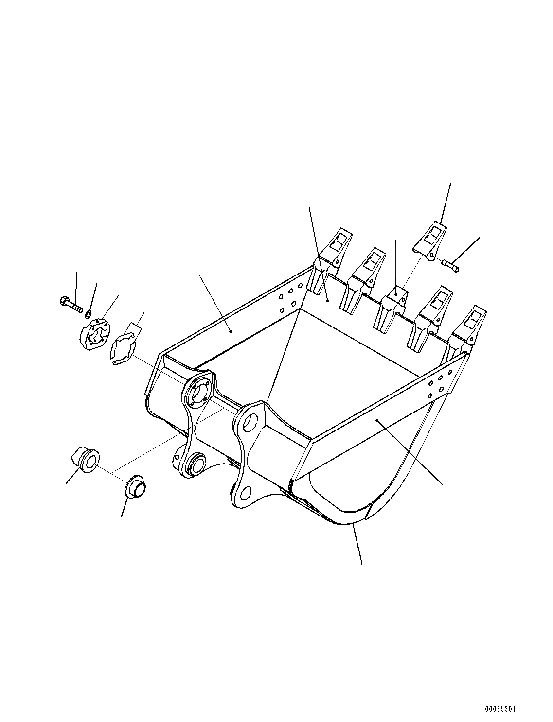 Схема запчастей Komatsu PC300-8 - ЭКСКАВАТ. КОВШ, (/) (№-) ЭКСКАВАТ. КОВШ, .M, MM ШИР., ГОРИЗОНТАЛЬН. ПАЛЕЦ, THRUST ADJUSTMENT, С ПОДЪЕМ КРЮК