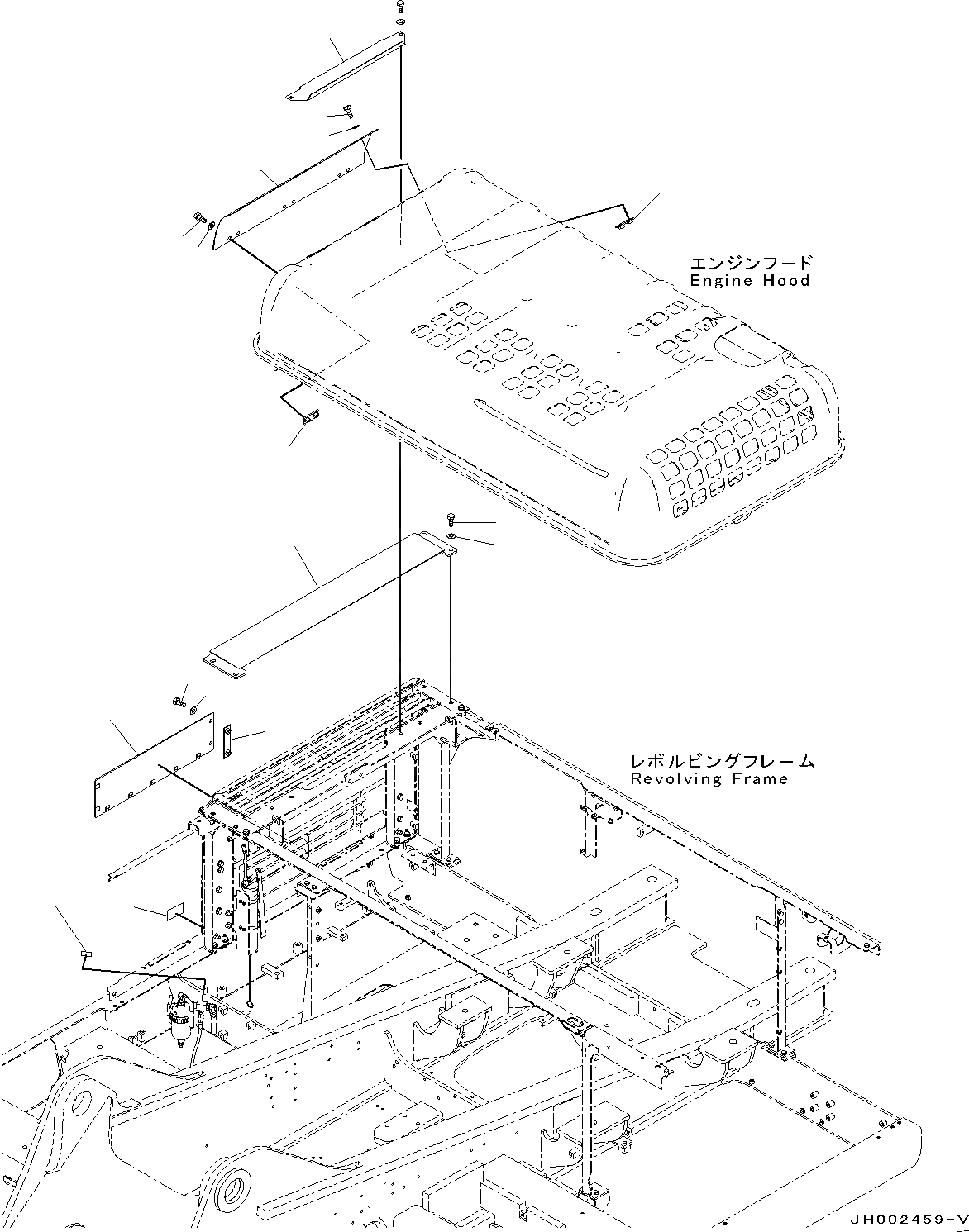 Схема запчастей Komatsu PC300-8 - WEBASTO ОБОГРЕВАТЕЛЬ., (/) (№-77) WEBASTO ОБОГРЕВАТЕЛЬ., PROVISION ДЛЯ WEBASTO ОБОГРЕВАТЕЛЬ.