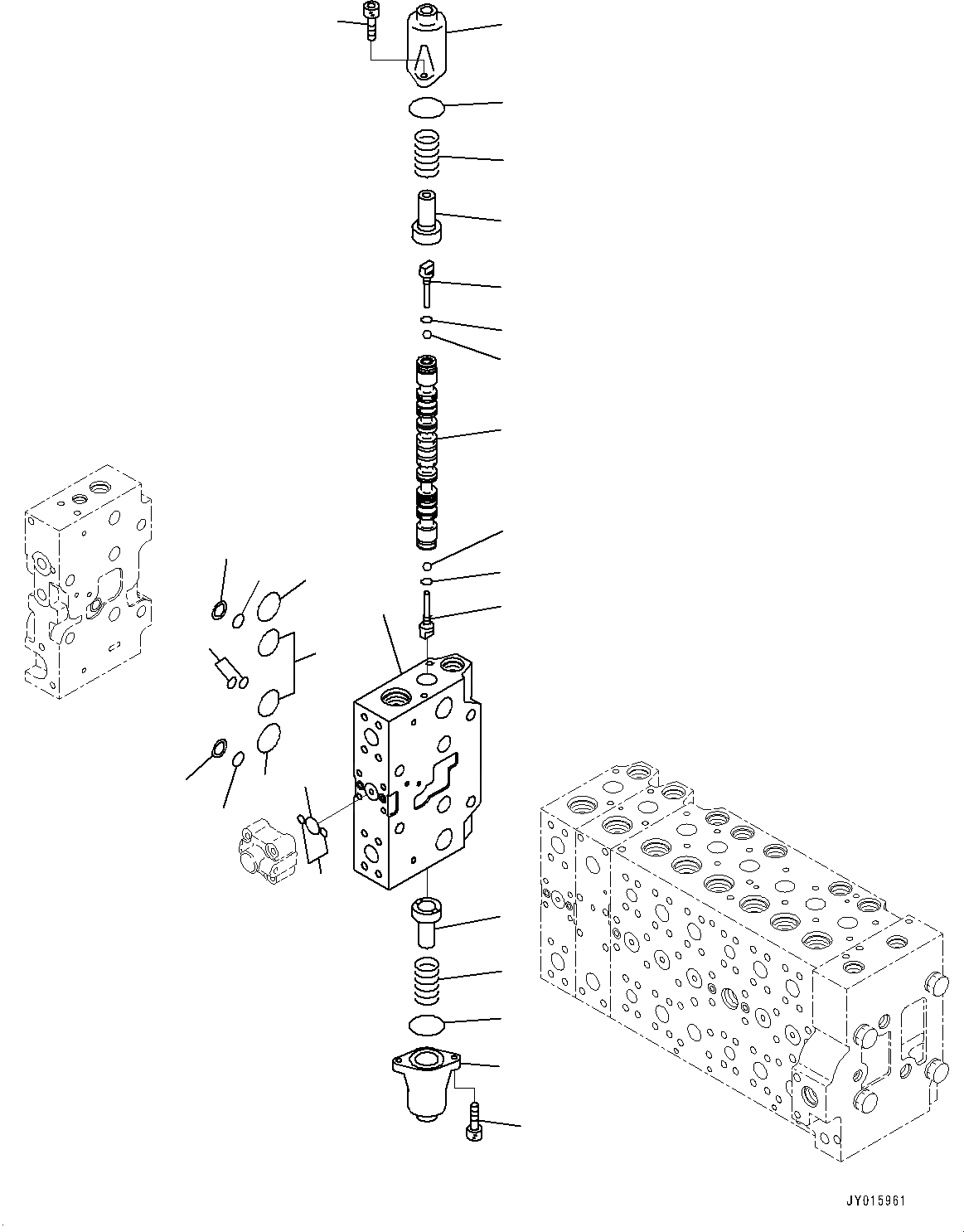 Схема запчастей Komatsu PC300LC-8 - УПРАВЛЯЮЩ. КЛАПАН, 9-СЕКЦИОНН. (/) (№-) УПРАВЛЯЮЩ. КЛАПАН, -ДОПОЛН. АКТУАТОР ТРУБЫ, АККУМУЛЯТОР