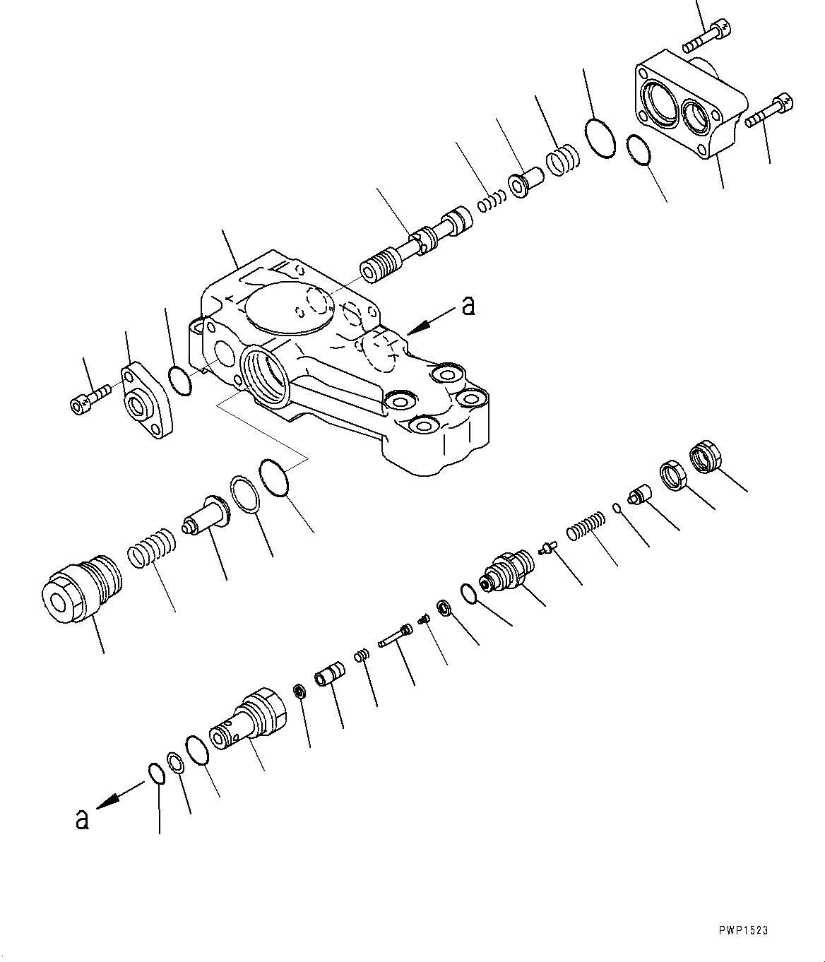 Схема запчастей Komatsu PC300LC-8 - ANTI-DROP КЛАПАН ТРУБЫ, РУКОЯТЬ ANTI-DROP КЛАПАН (/) (№-) ANTI-DROP КЛАПАН ТРУБЫ, СТРЕЛА И РУКОЯТЬ, ДЛЯ KAL