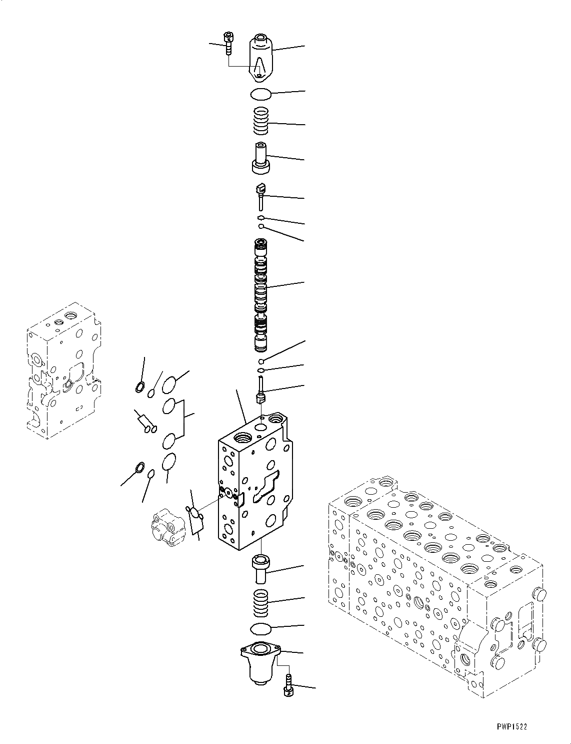 Схема запчастей Komatsu PC350LC-8 - УПРАВЛЯЮЩ. КЛАПАН, 8-СЕКЦИОНН. (/) (№-) УПРАВЛЯЮЩ. КЛАПАН, -ДОПОЛН. АКТУАТОР ТРУБЫ, АККУМУЛЯТОР, СТРЕЛА И РУКОЯТЬ ANTI-DROP КЛАПАН, БЫСТРОСЪЕМН. МЕХ-М, KAL