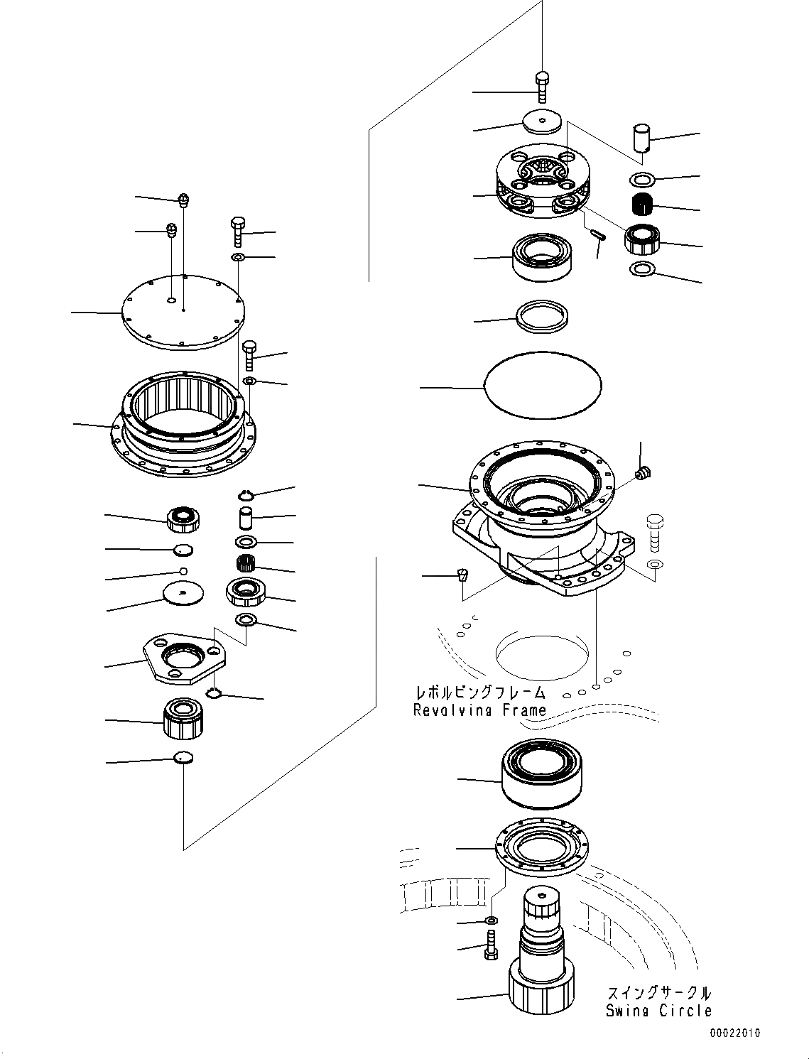 Схема запчастей Komatsu PC350LC-8 - МЕХАНИЗМ ПОВОРОТА И МОТОР (№-) МЕХАНИЗМ ПОВОРОТА И МОТОР, ПОСТАВЛЯЕМЫЕ ЧАСТИ