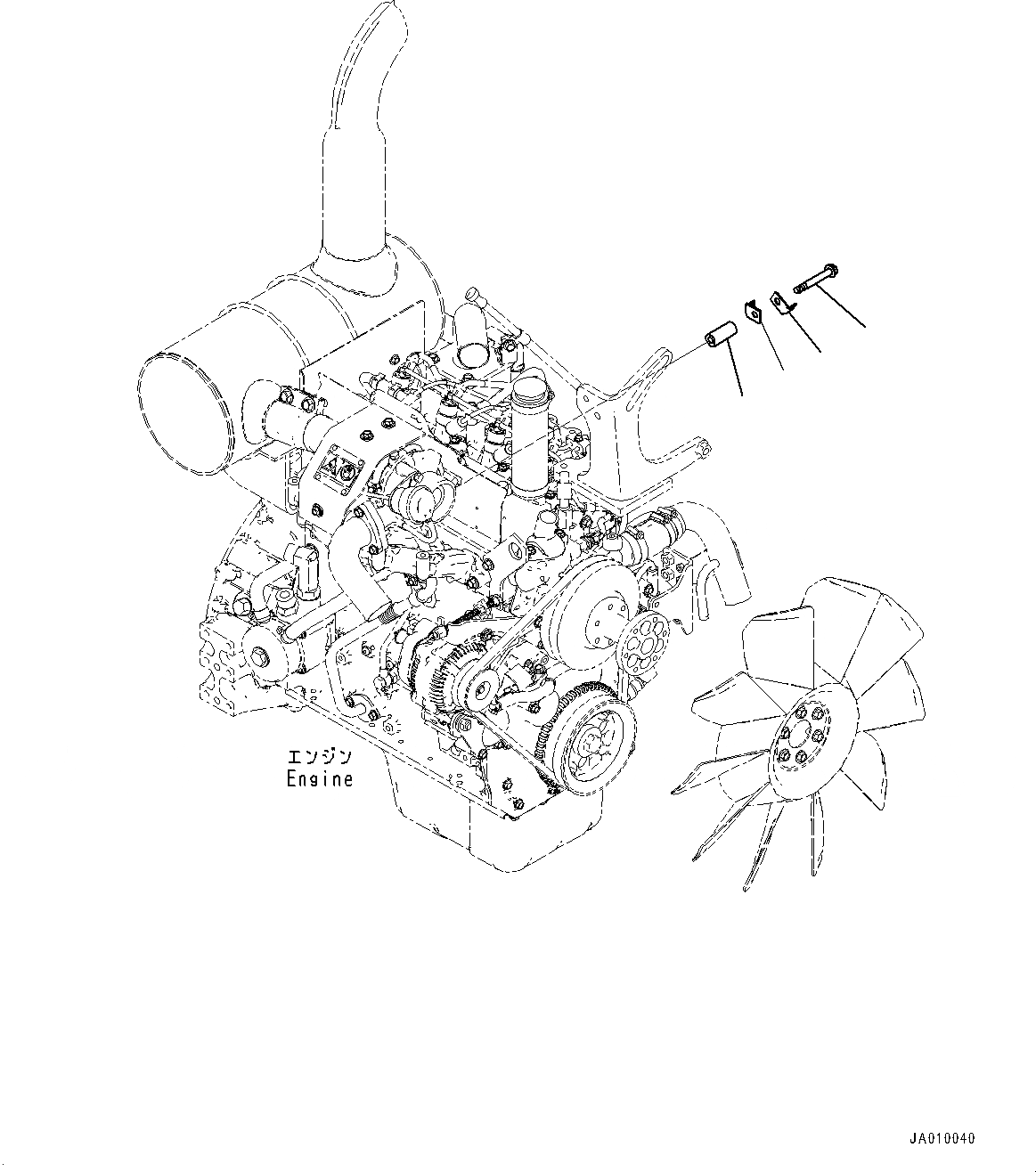 Схема запчастей Komatsu PC130-8 - ОСНОВН. НАСОС КОМПОНЕНТЫ (№89-) ОСНОВН. НАСОС КОМПОНЕНТЫ