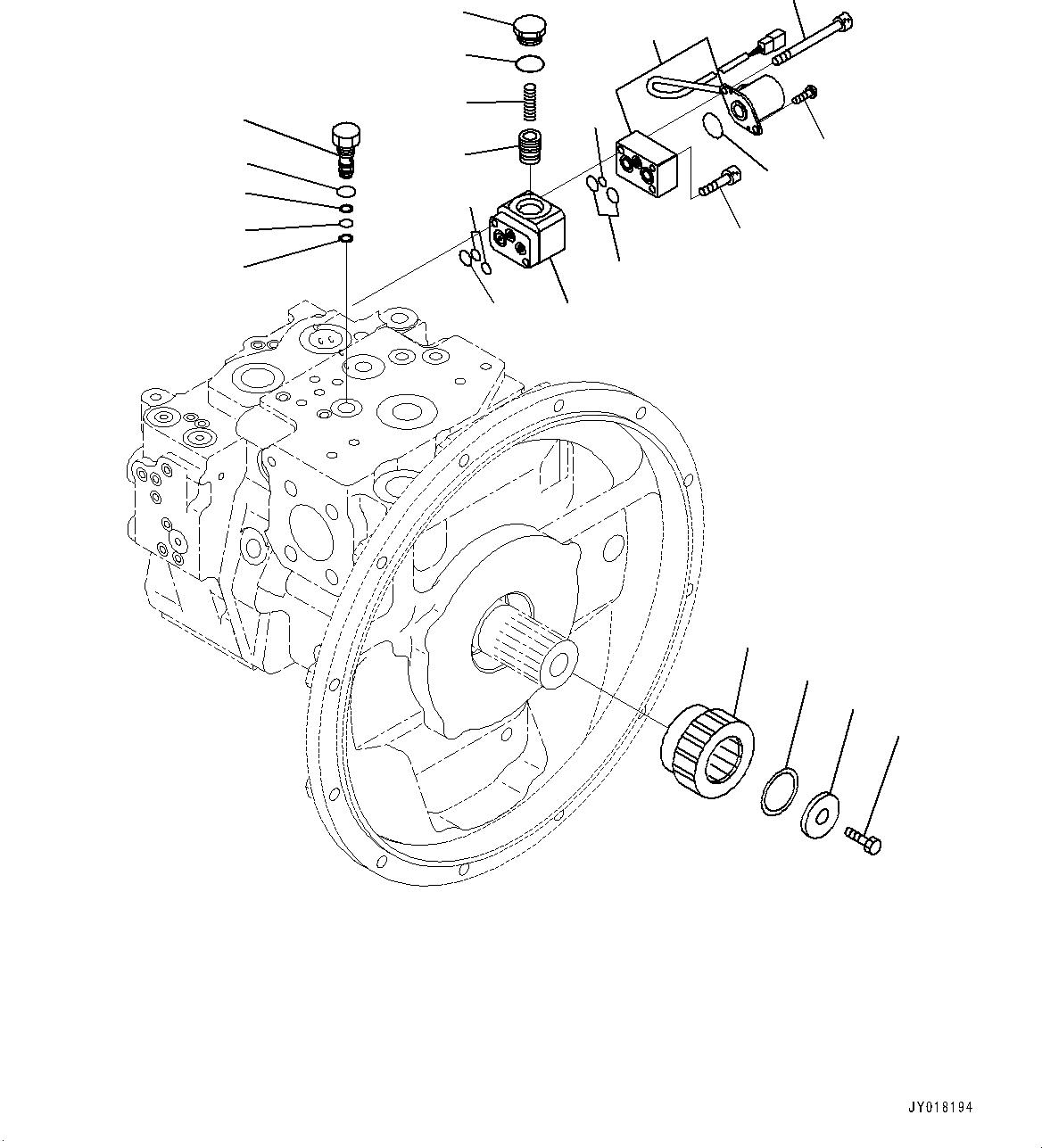 Схема запчастей Komatsu PC130-8 - ПОРШЕНЬ НАСОС, ВНУТР. ЧАСТИ (9/9) (№89-) ПОРШЕНЬ НАСОС, БЕЗ -ДОПОЛН. АКТУАТОР ТРУБЫ ИЛИ -ДОПОЛН. АКТУАТОР ТРУБЫ