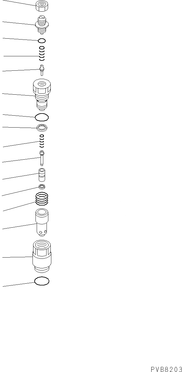 Схема запчастей Komatsu PC130-8 - АКТУАТОР ТРУБЫ, КЛАПАН БЕЗОПАСНОСТИ (№8-8) АКТУАТОР ТРУБЫ, ДЛЯ АВСТРАЛИИ