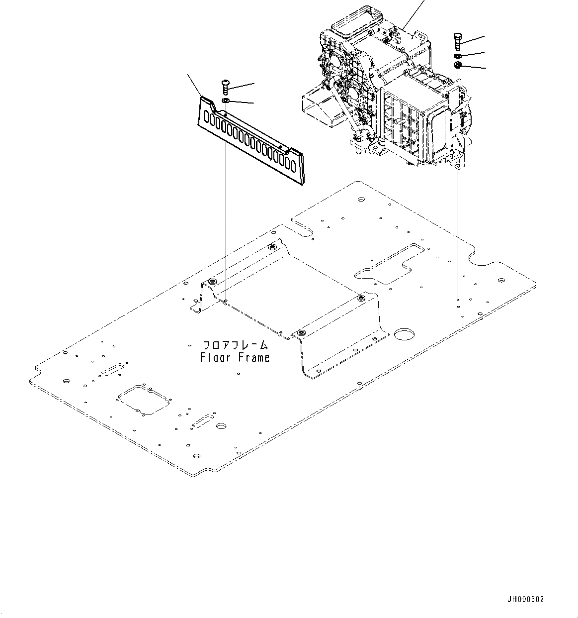 Схема запчастей Komatsu PC130-8 - КАБИНА, ПОЛ, БЛОК КОНДИЦИОНЕРА (№8-) КАБИНА, КАБИНА ROPS, ПРАВ. И ЗАДН. ФИКС. ОКНА, С VOLT POWER ПОДАЮЩ., AM-FM РАДИО, ASIA И OCEANIA