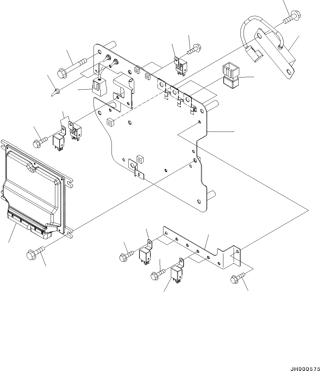 Схема запчастей Komatsu PC130-8 - КАБИНА, КАБИНА IN ЧАСТИ, SUB ПЛАСТИНА И РЕЛЕ (/) (№8-) КАБИНА, КАБИНА ROPS, ПРАВ. И ЗАДН. ФИКС. ОКНА, БЕЗ AM-FM РАДИО, KOMTRAX